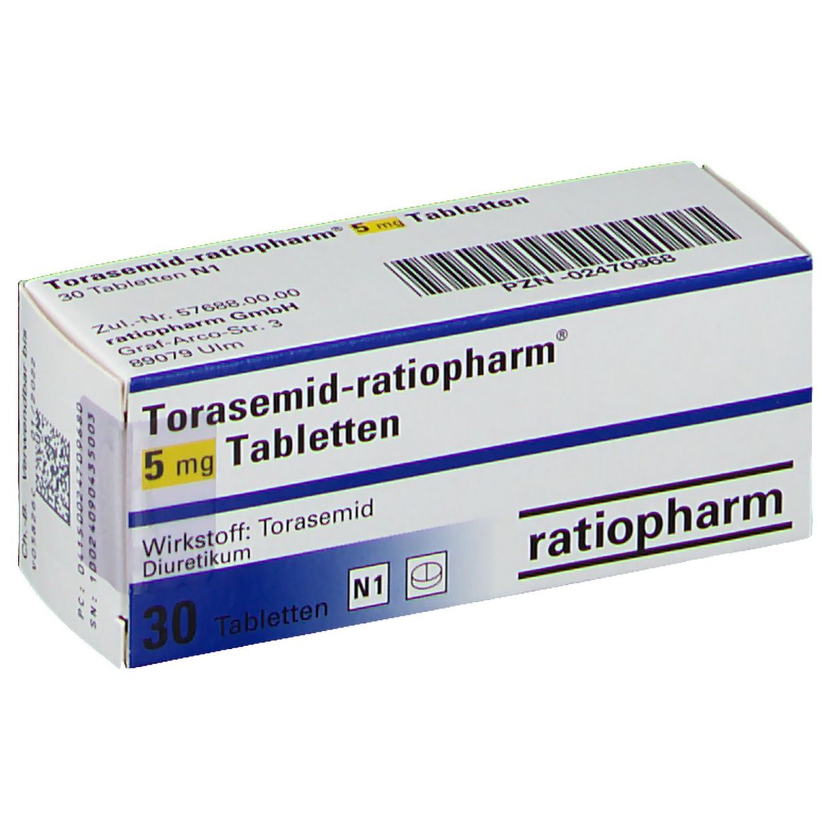 Torasemid-ratiopharm® 5 mg