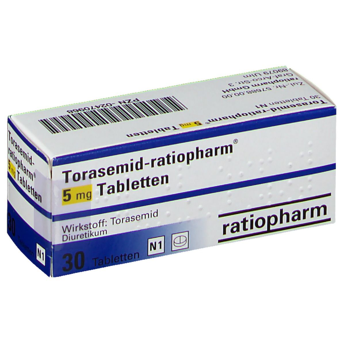 Torasemid-ratiopharm® 5 mg
