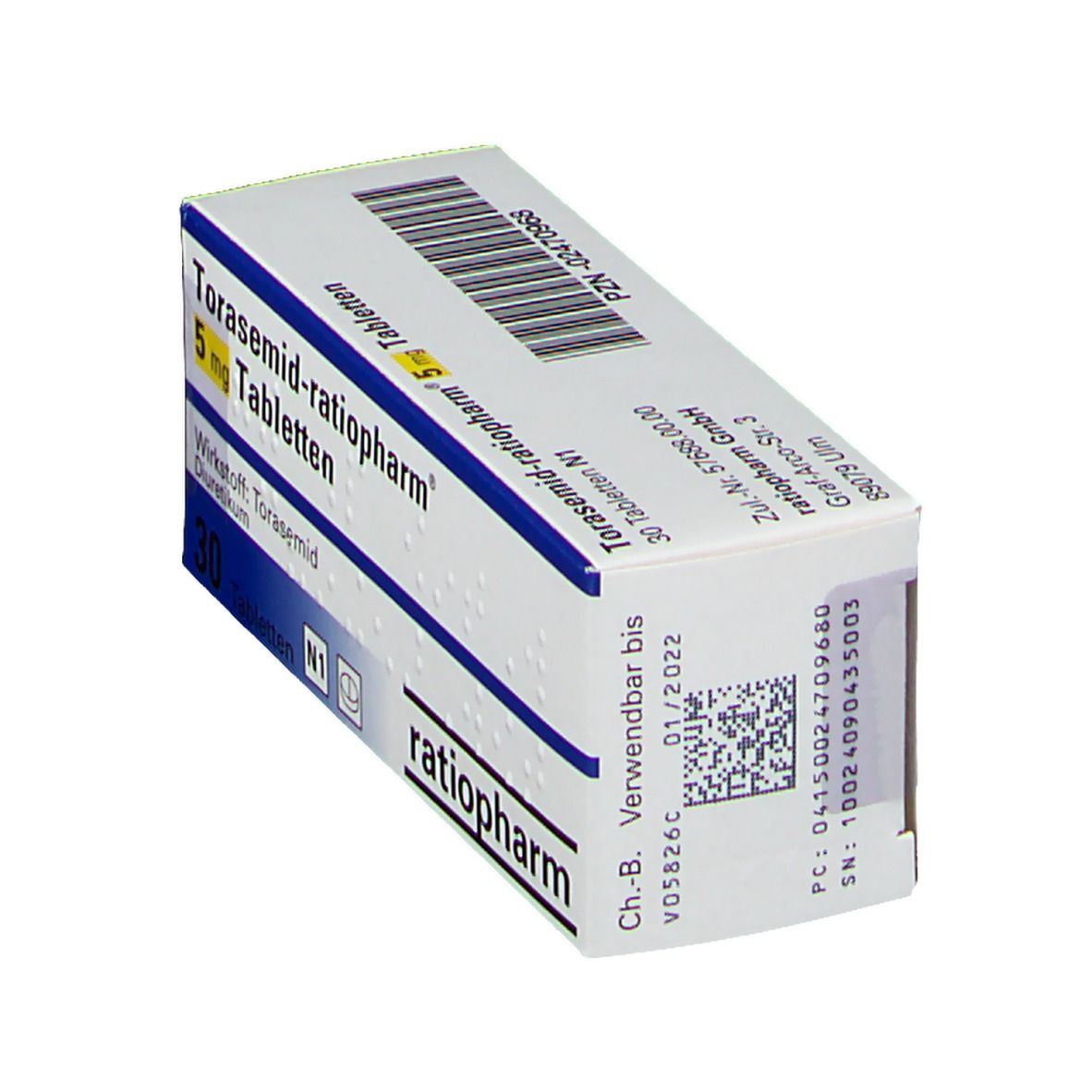 Torasemid-ratiopharm® 5 mg