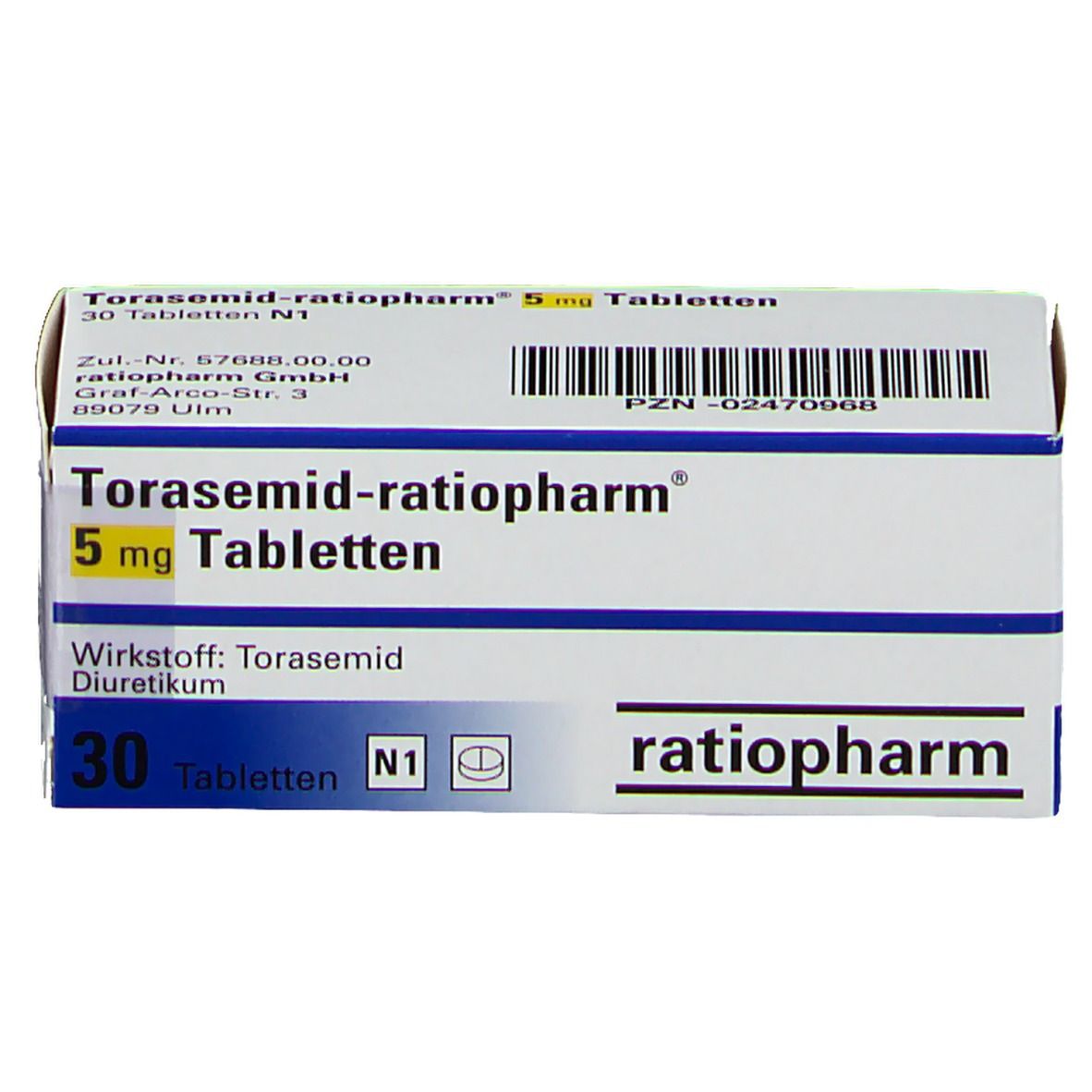 Torasemid-ratiopharm® 5 mg