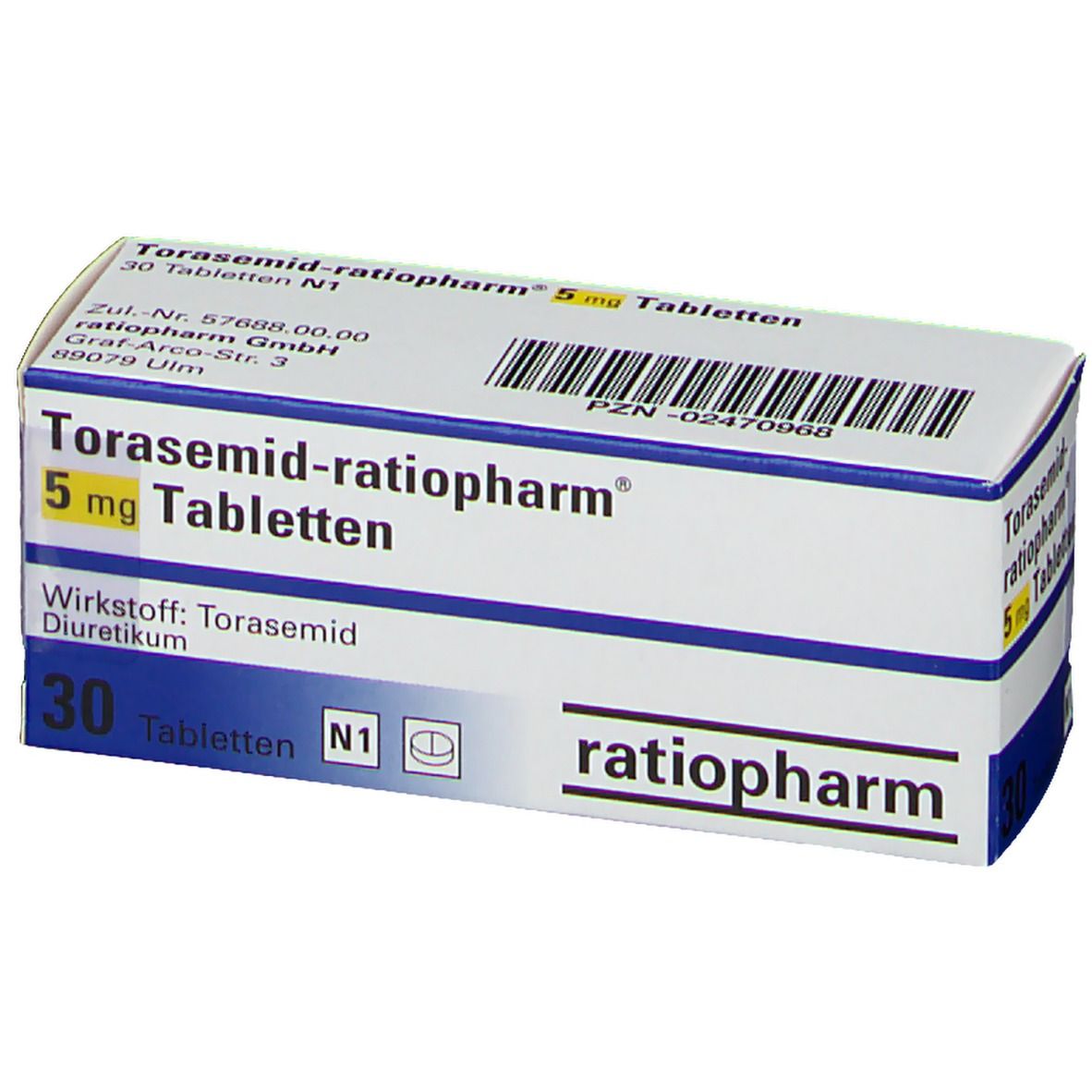 Torasemid-ratiopharm® 5 mg