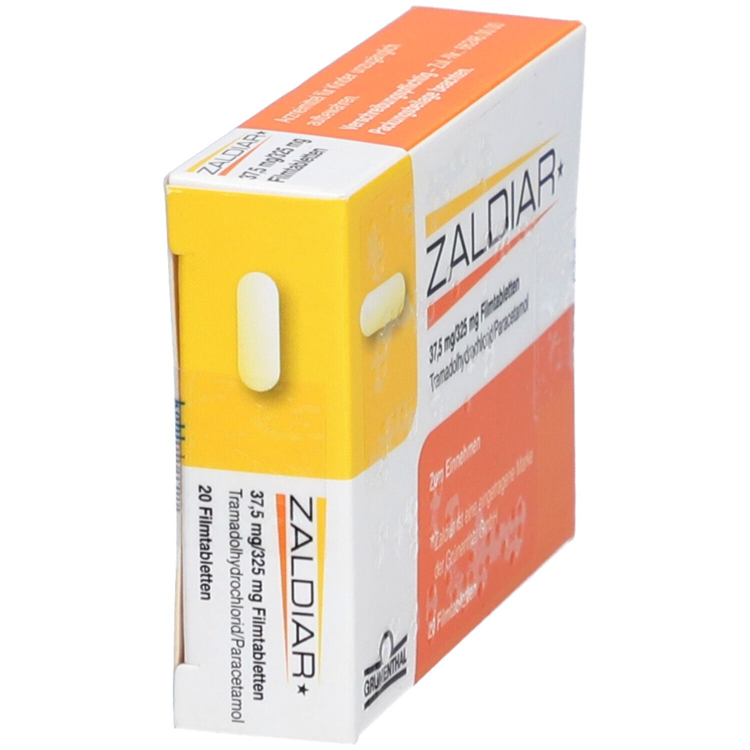 Zaldiar 37,5 mg/325 mg Filmtabletten 20 St