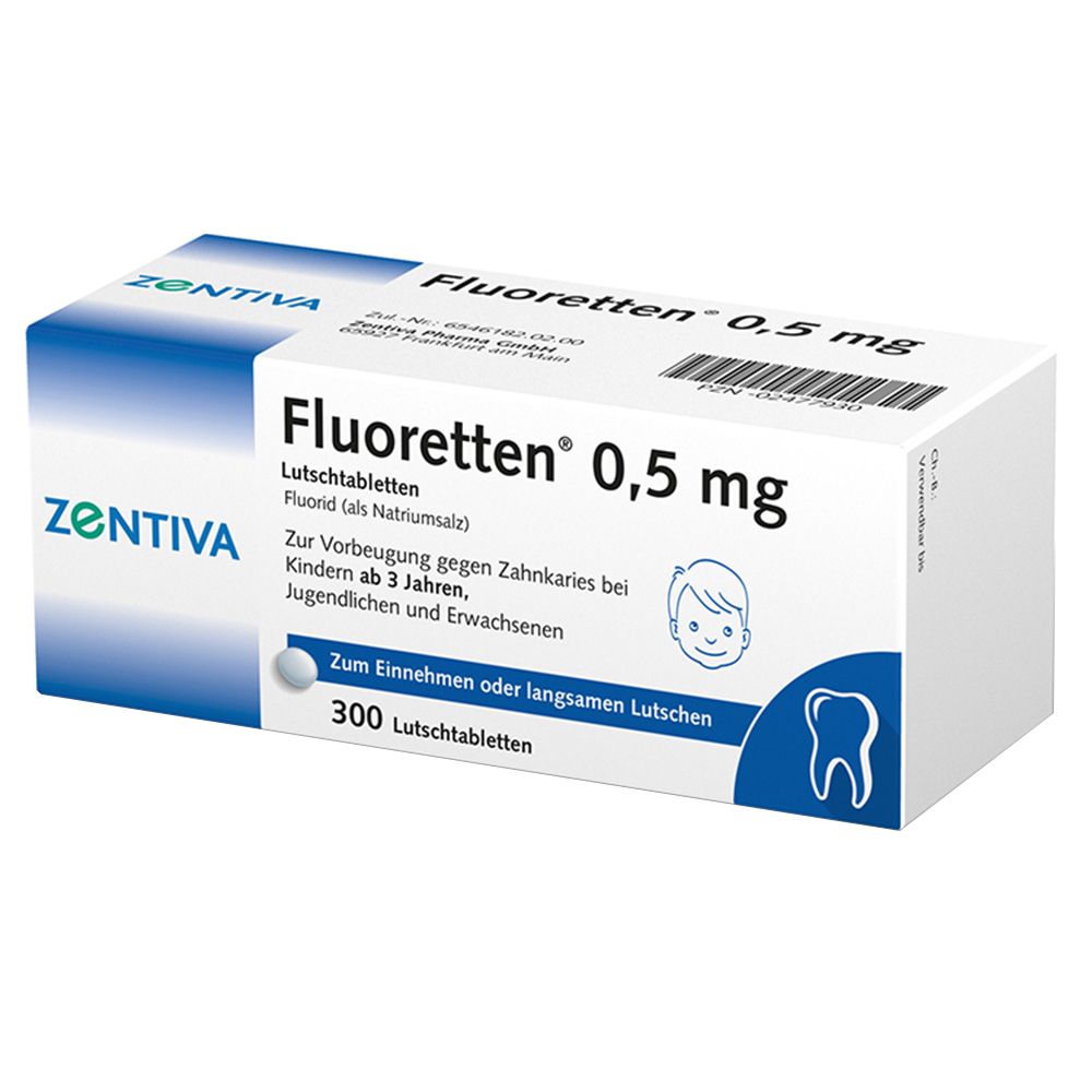 Fluoretten 0,5 mg Tabl.