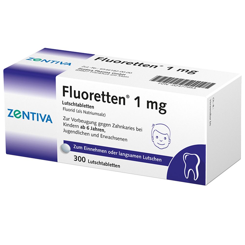 Fluoretten 1,0 mg Tabl.