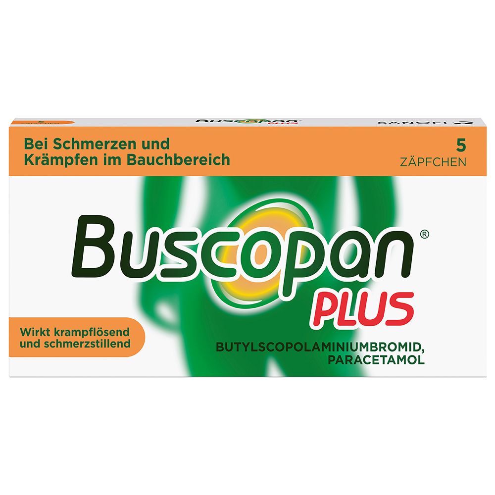 Buscopan® Plus Zäpfchen mit Paracetamol