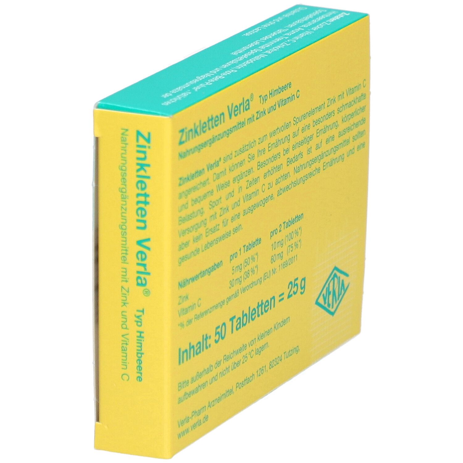 Zink Verla® 5 mg Lutschtabletten Himbeer