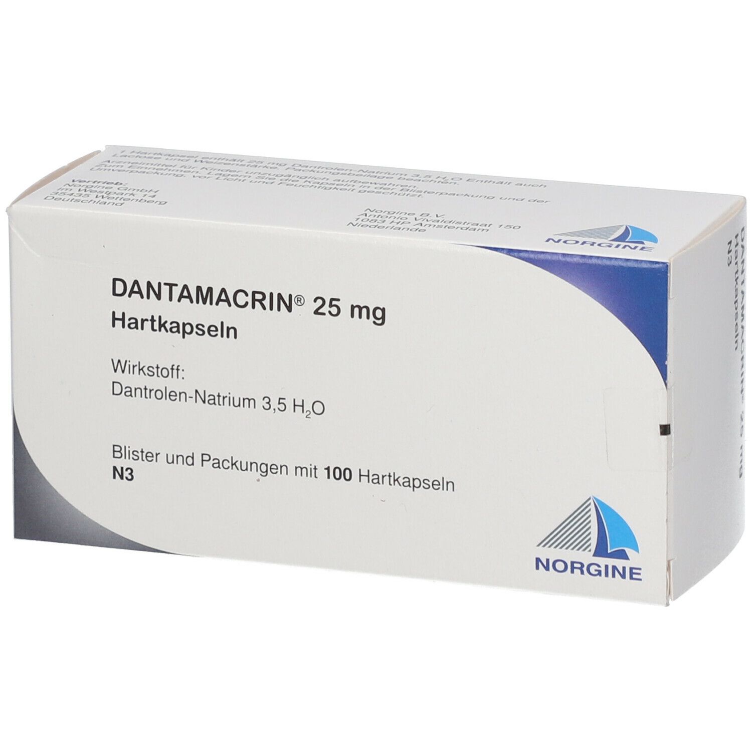 Dantamacrin 25 mg Hartkapseln 100 St