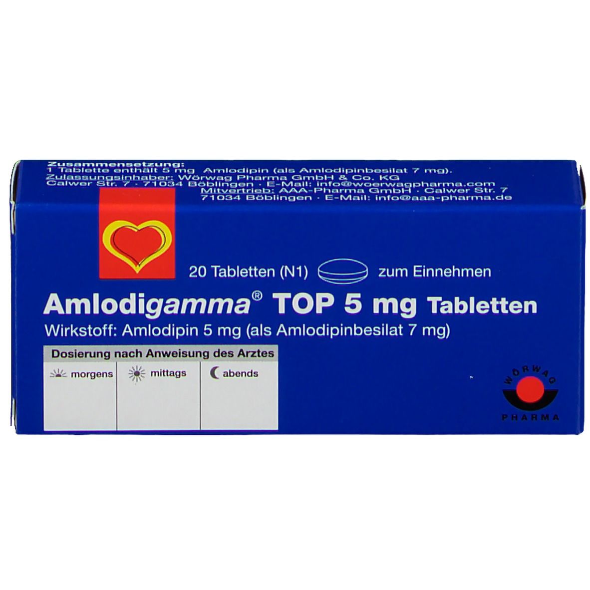 Amlodigamma® TOP 5 mg