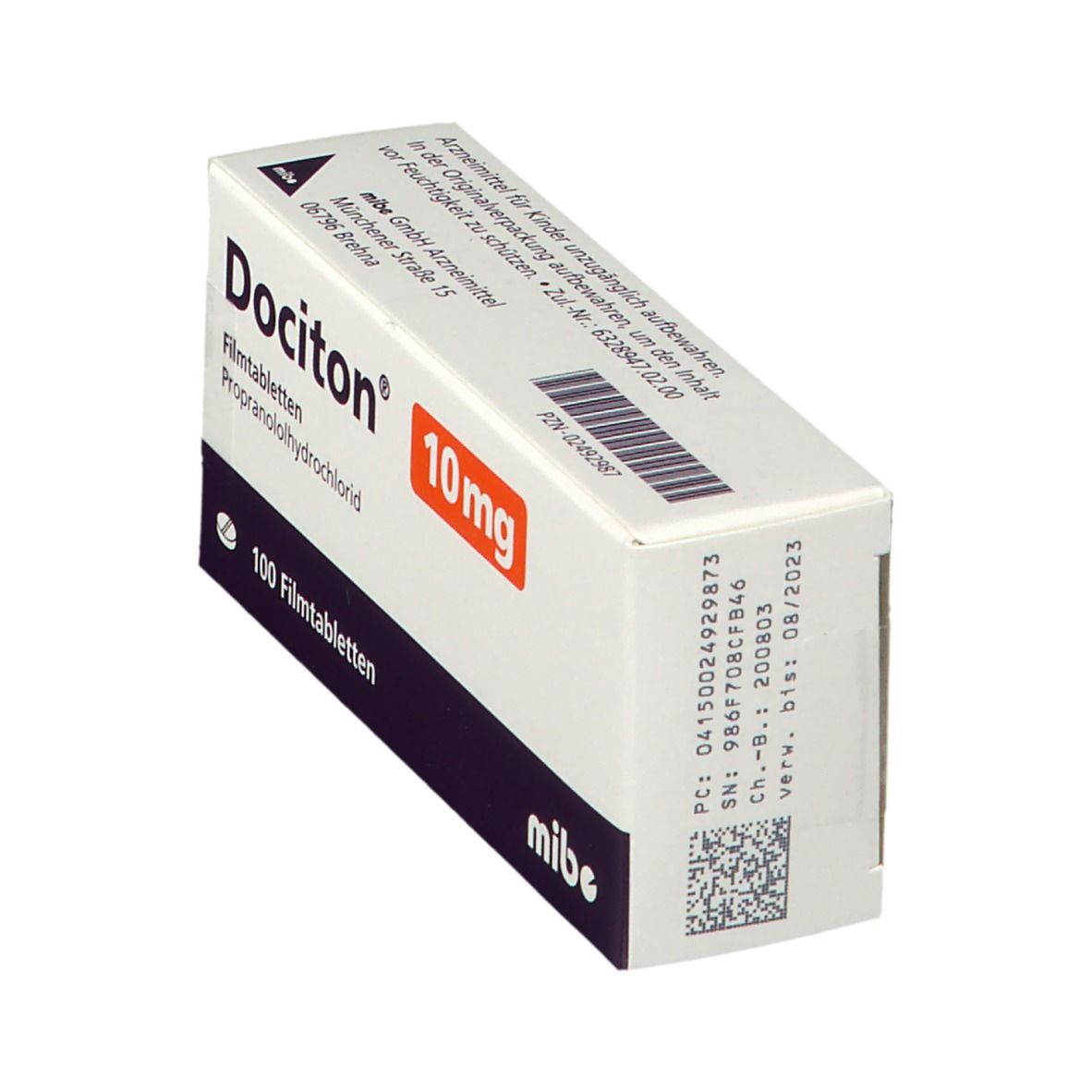 Dociton 10 mg Filmtabletten 100 St