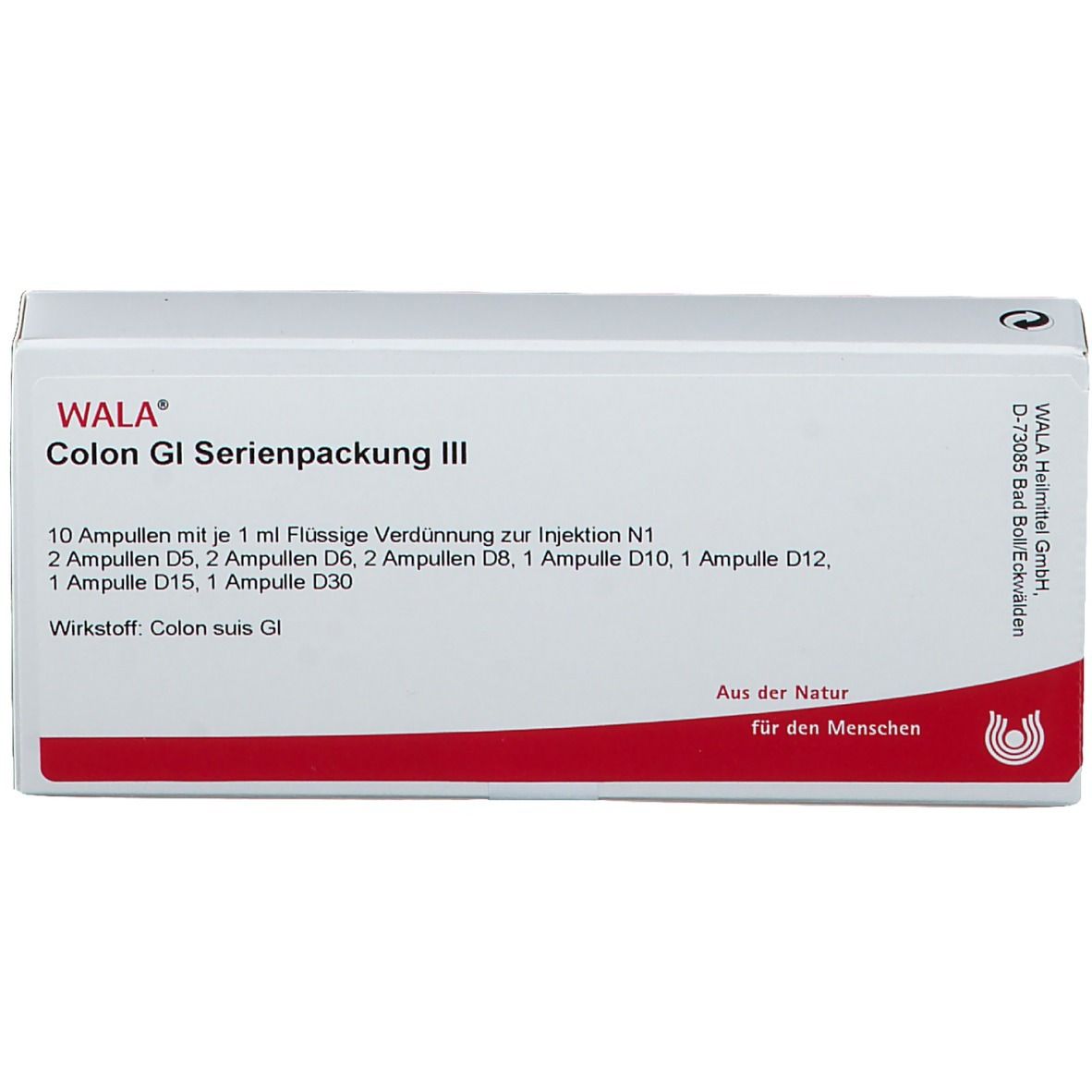 WALA® Colon Gl Serienpackung 3 Ampullen