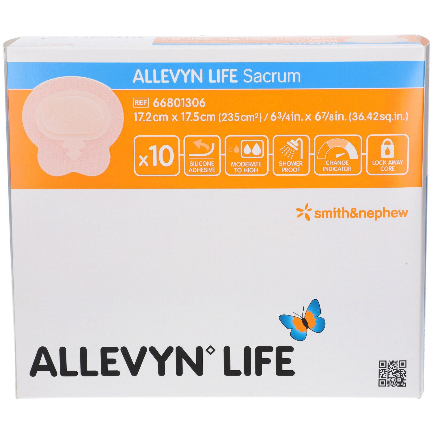 ALLEVYN® Life Sacrum klein Silikonschaumverband steril