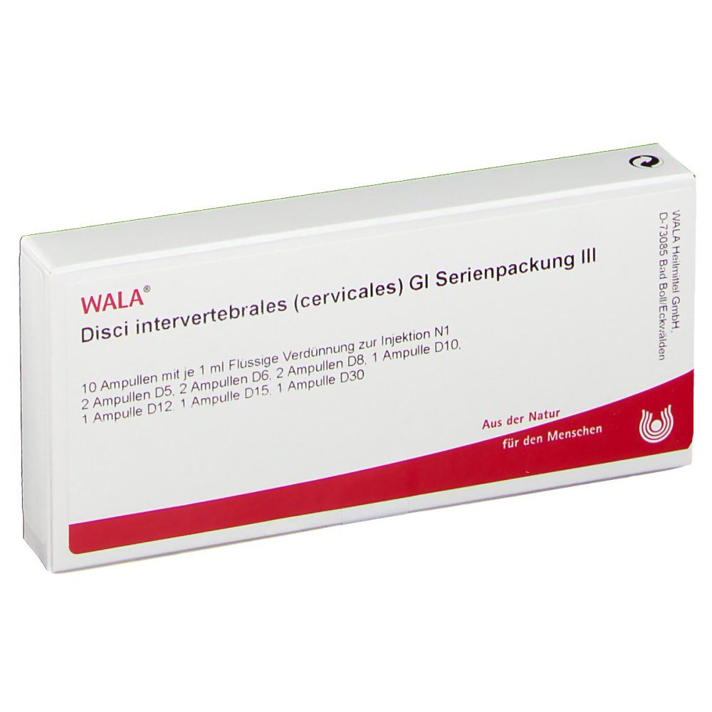 WALA® Disci intervertebrales cervicales Gl Serienpackung 3