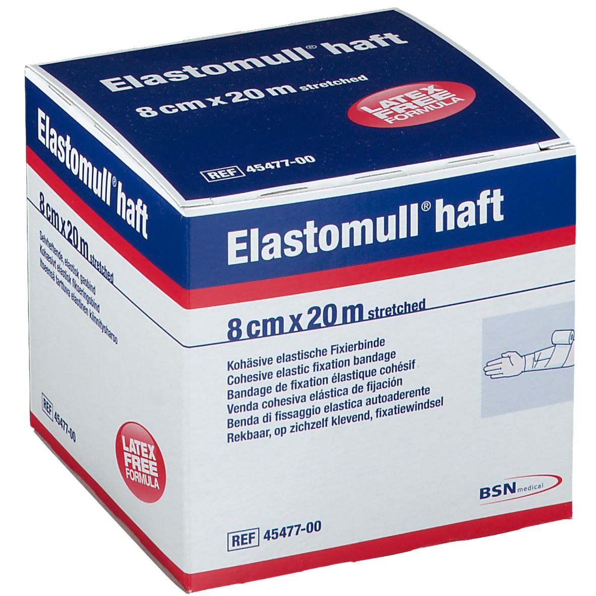 Elastomull haft 20mx8cm 4547