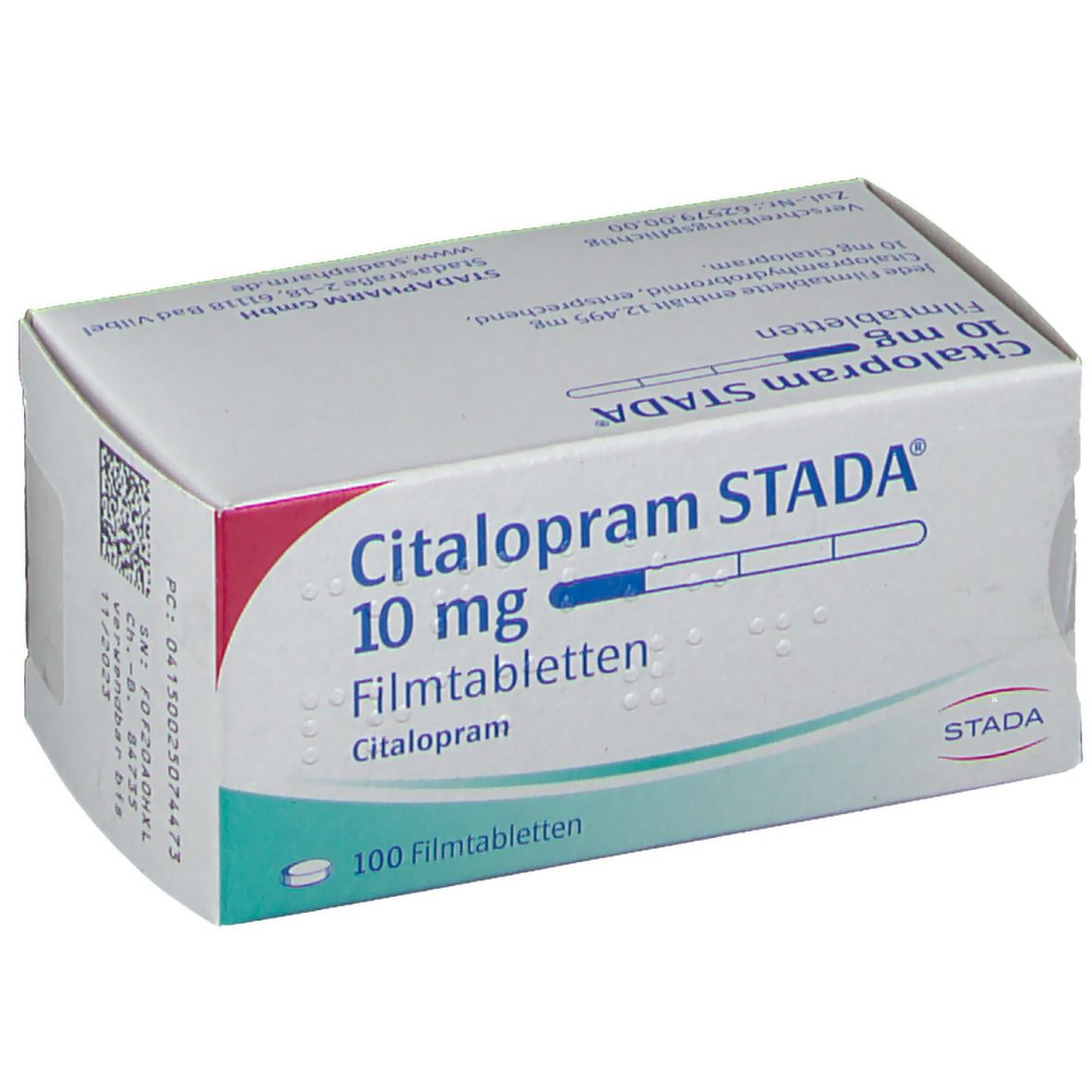 Citalopram STADA® 10 mg 100 St mit dem E-Rezept kaufen - Shop Apotheke