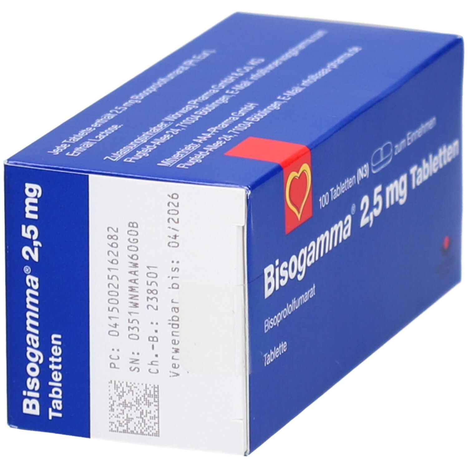 Bisogamma 2,5 mg Tabletten 100 St