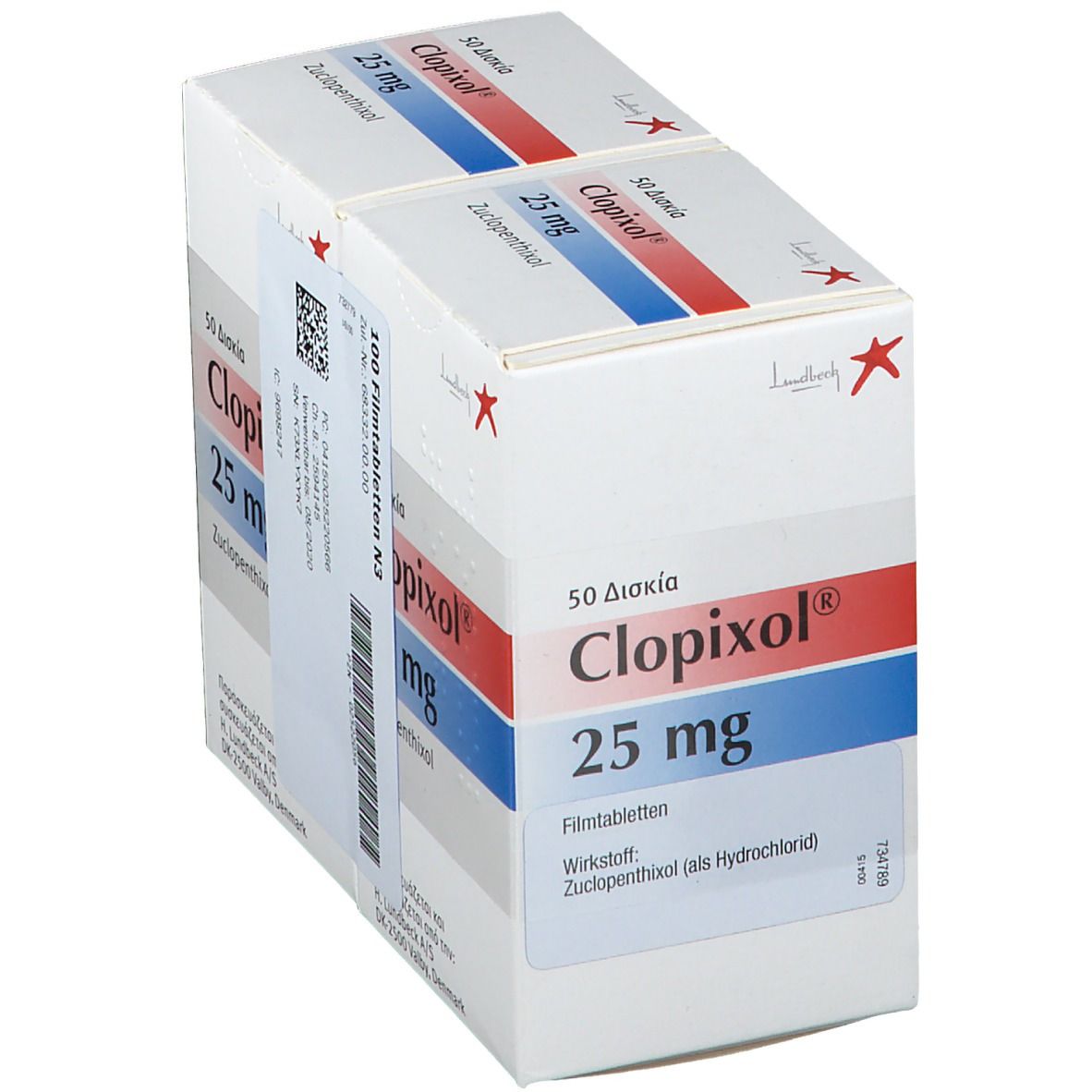 Clopixol 25 mg Filmtabletten 100 St