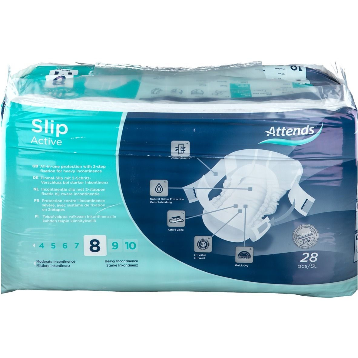 Attends® Slip Active 8 M