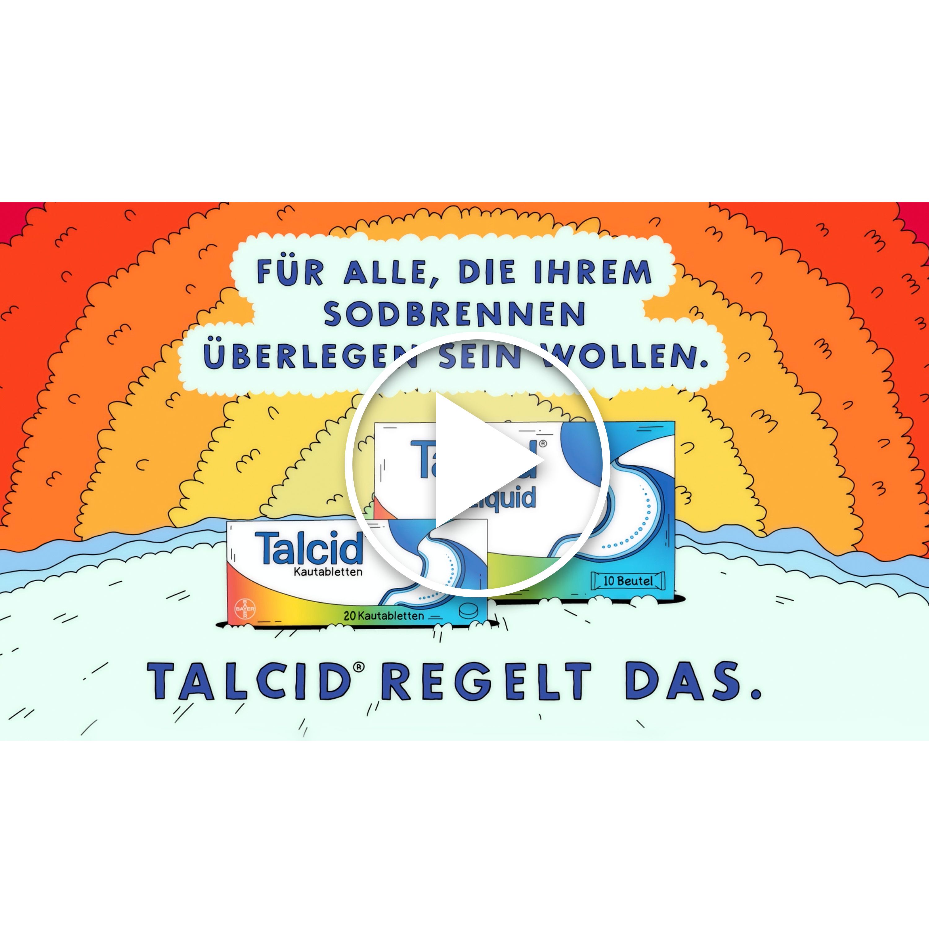 Talcid® Kautabletten schnell gegen Sodbrennen