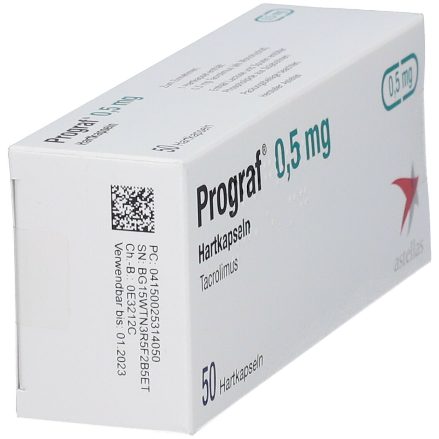 Prograf 0,5 mg Hartkapseln 50 St