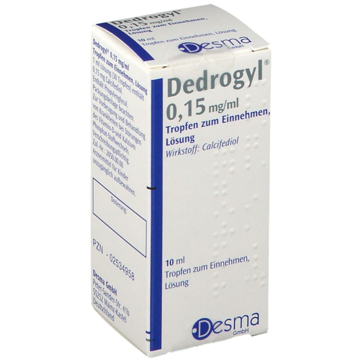 Dedrogyl® 0,15 mg/ml