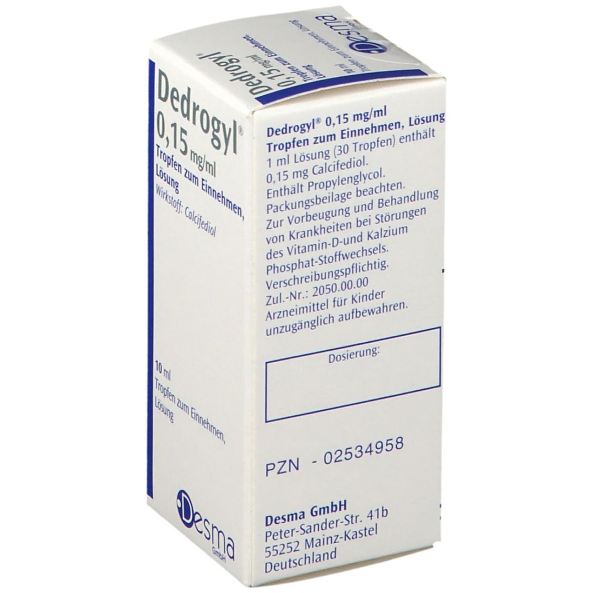 Dedrogyl® 0,15 mg/ml