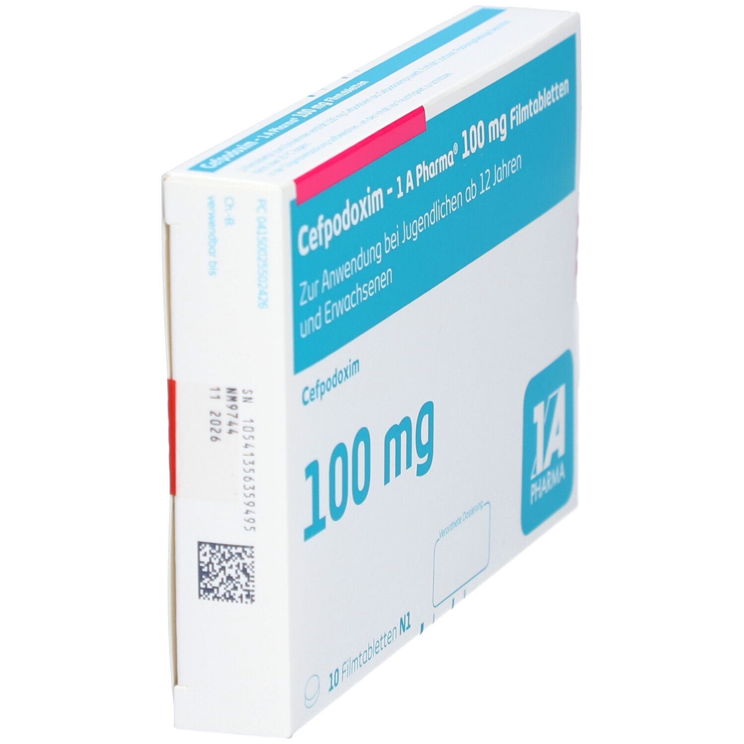 Cefpodoxim-1A Pharma 100 mg Filmtabletten 10 St