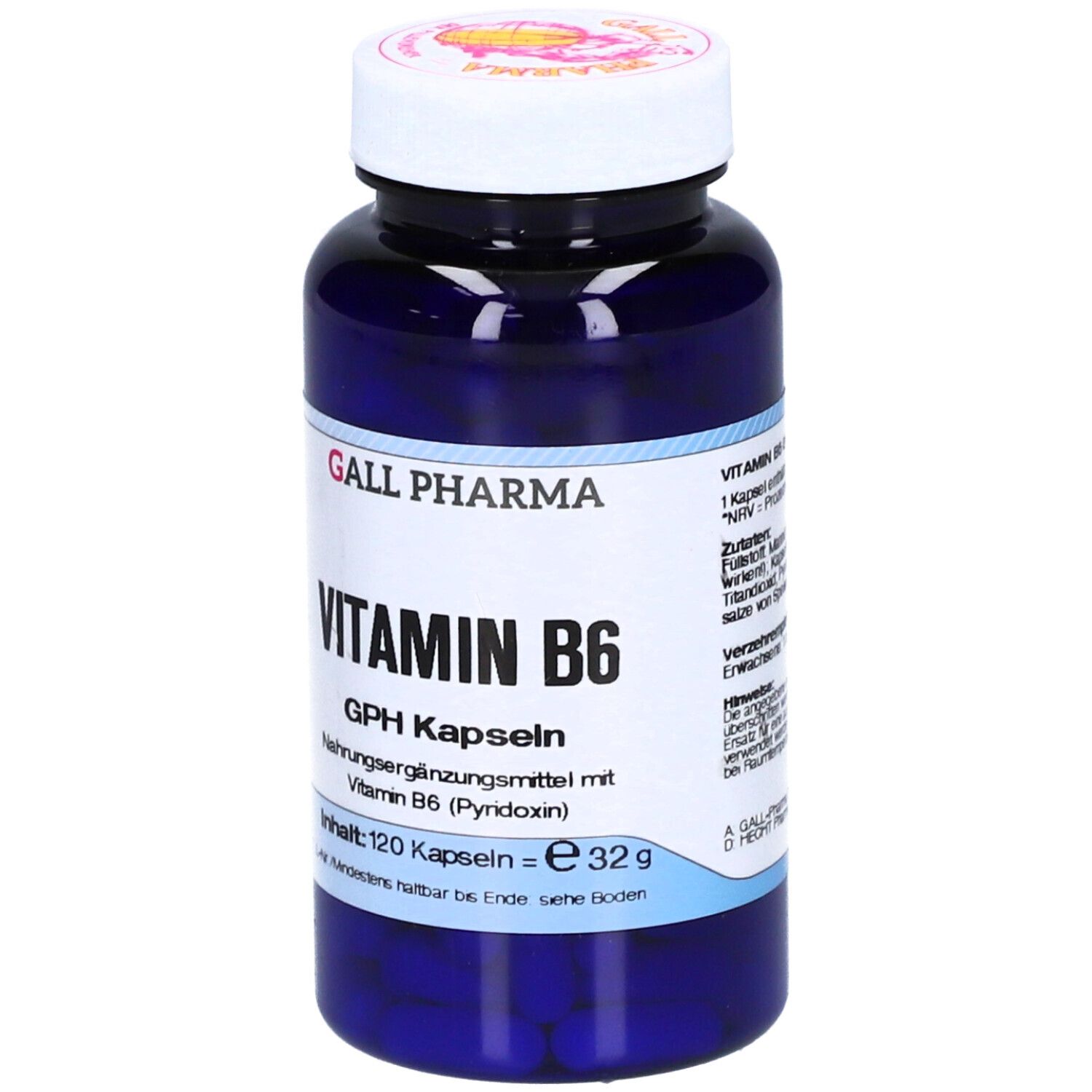 Vitamin B6 GPH Kapseln 120 St - Shop Apotheke