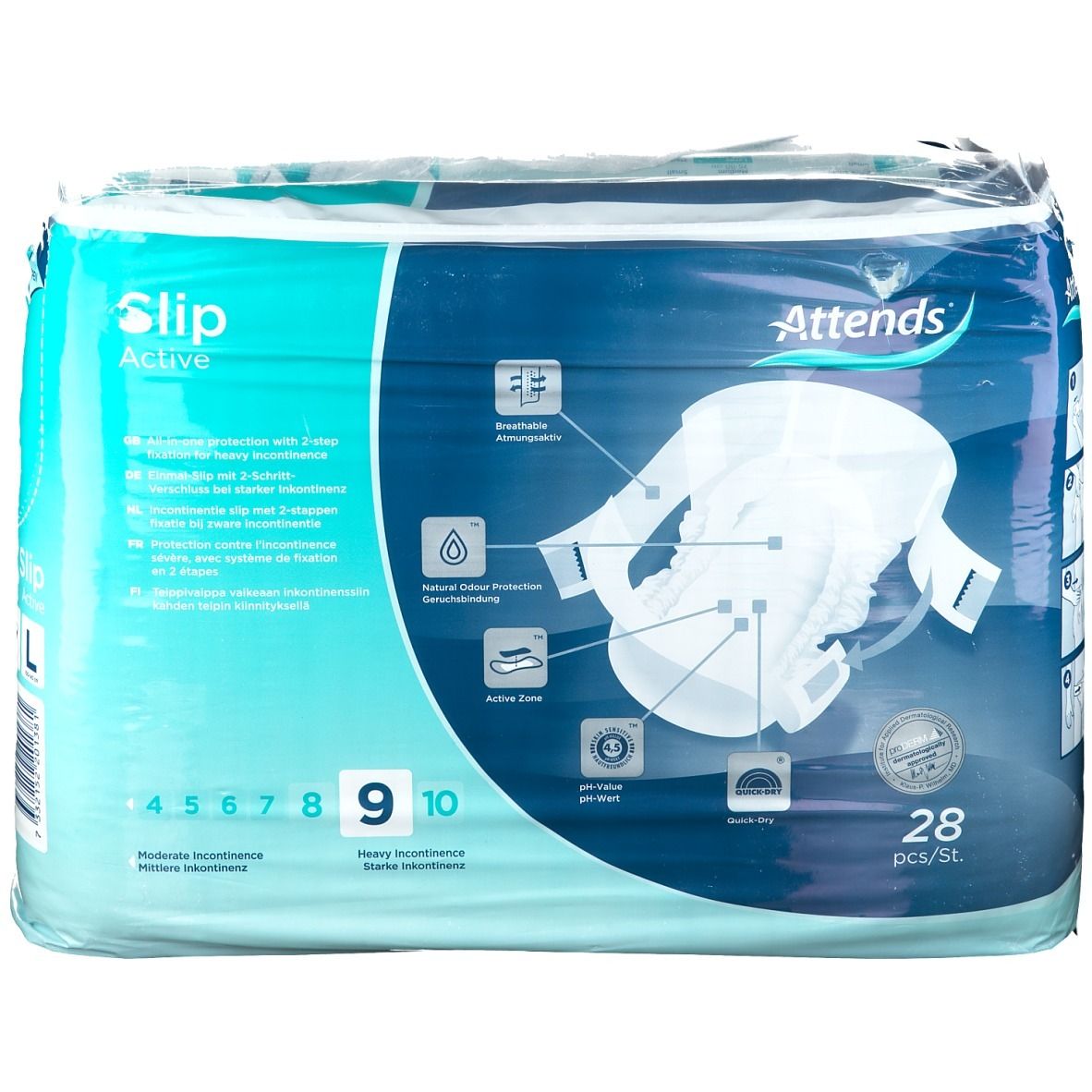 Attends® Slips Active 9 L
