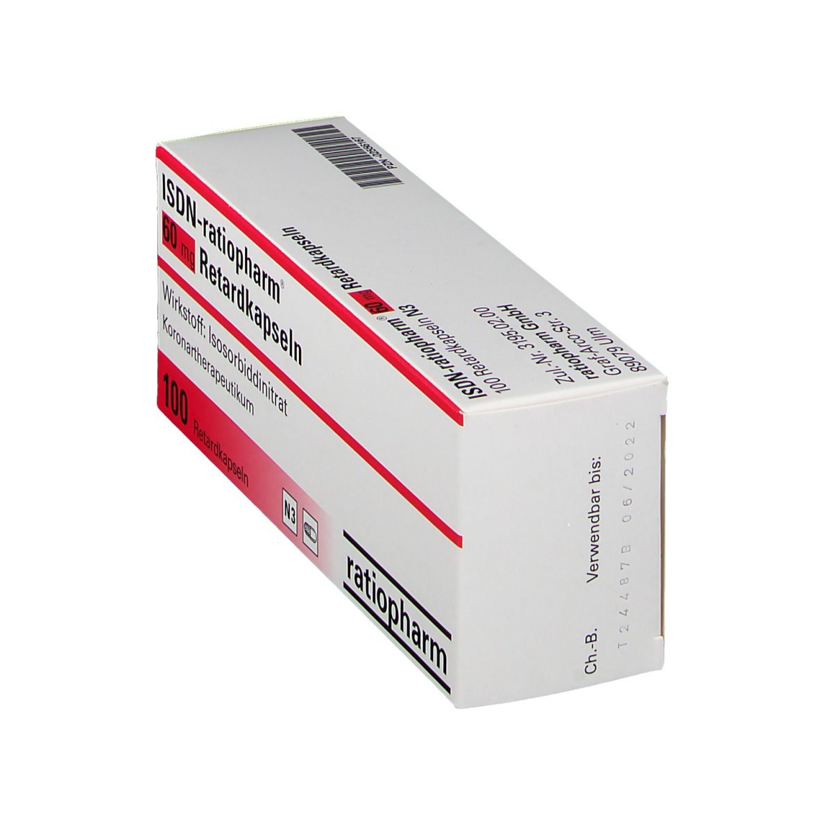 ISDN-ratiopharm® 60 mg Retardkapseln