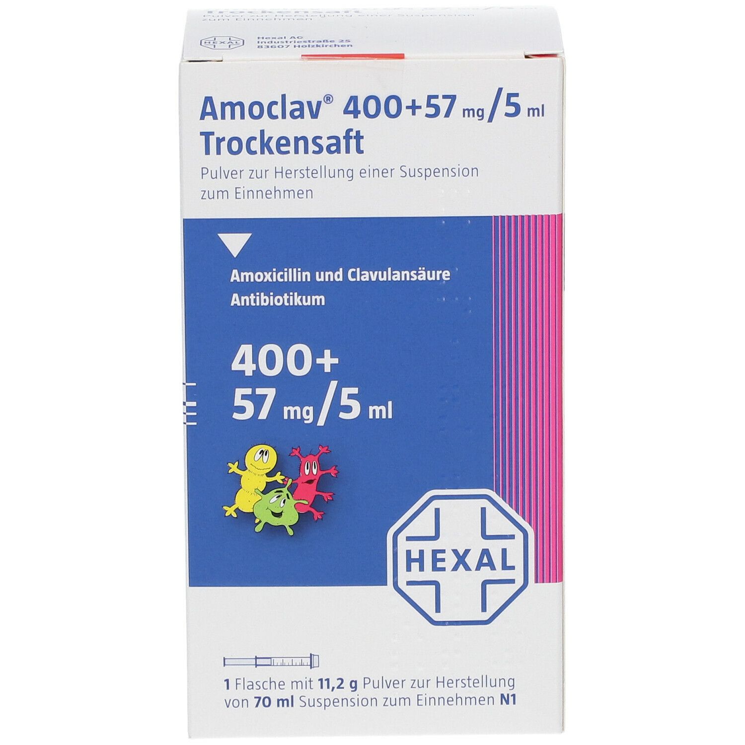 Amoclav® 400 mg + 57 mg/5 ml Trockensaft