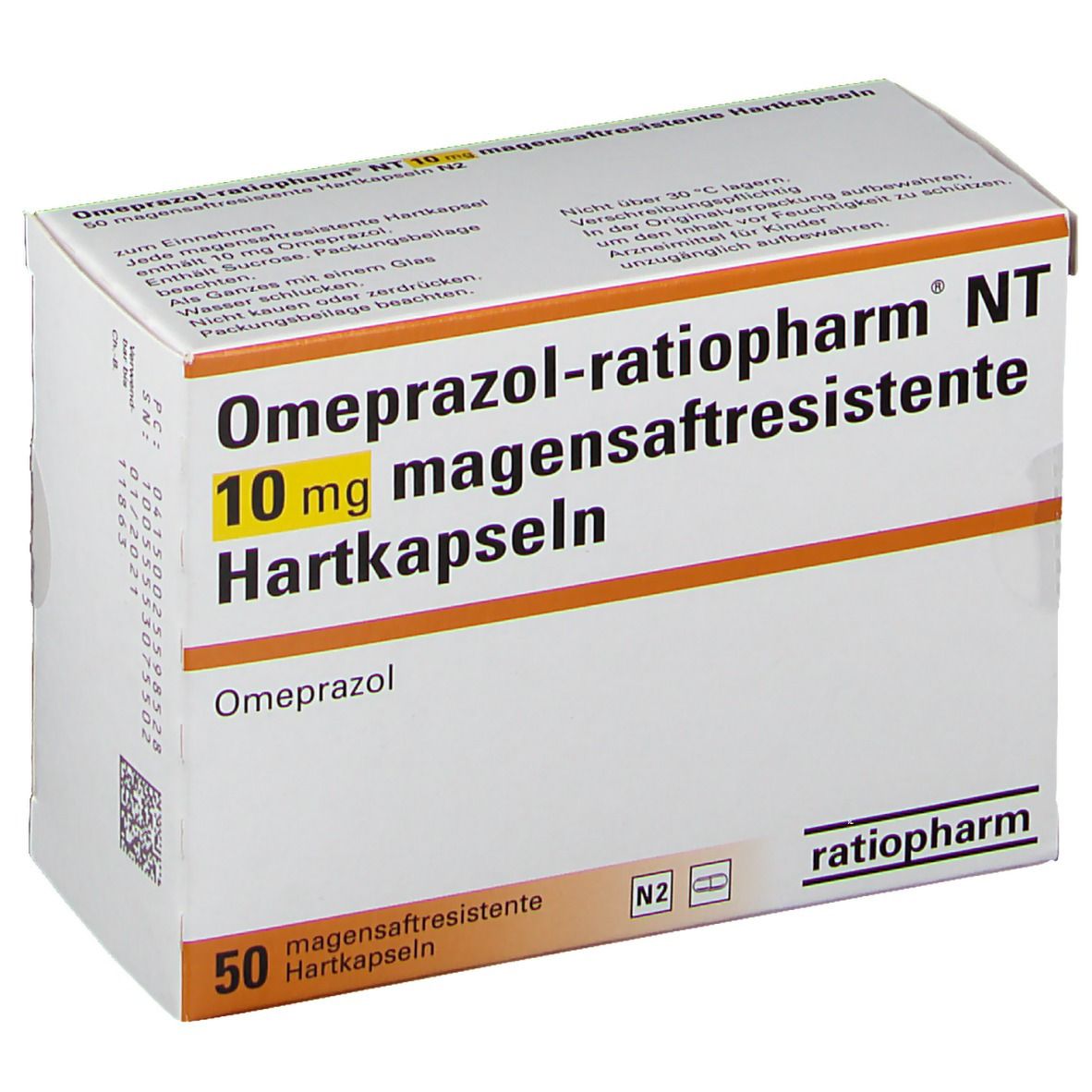 Omeprazol-ratiopharm® NT 10mg