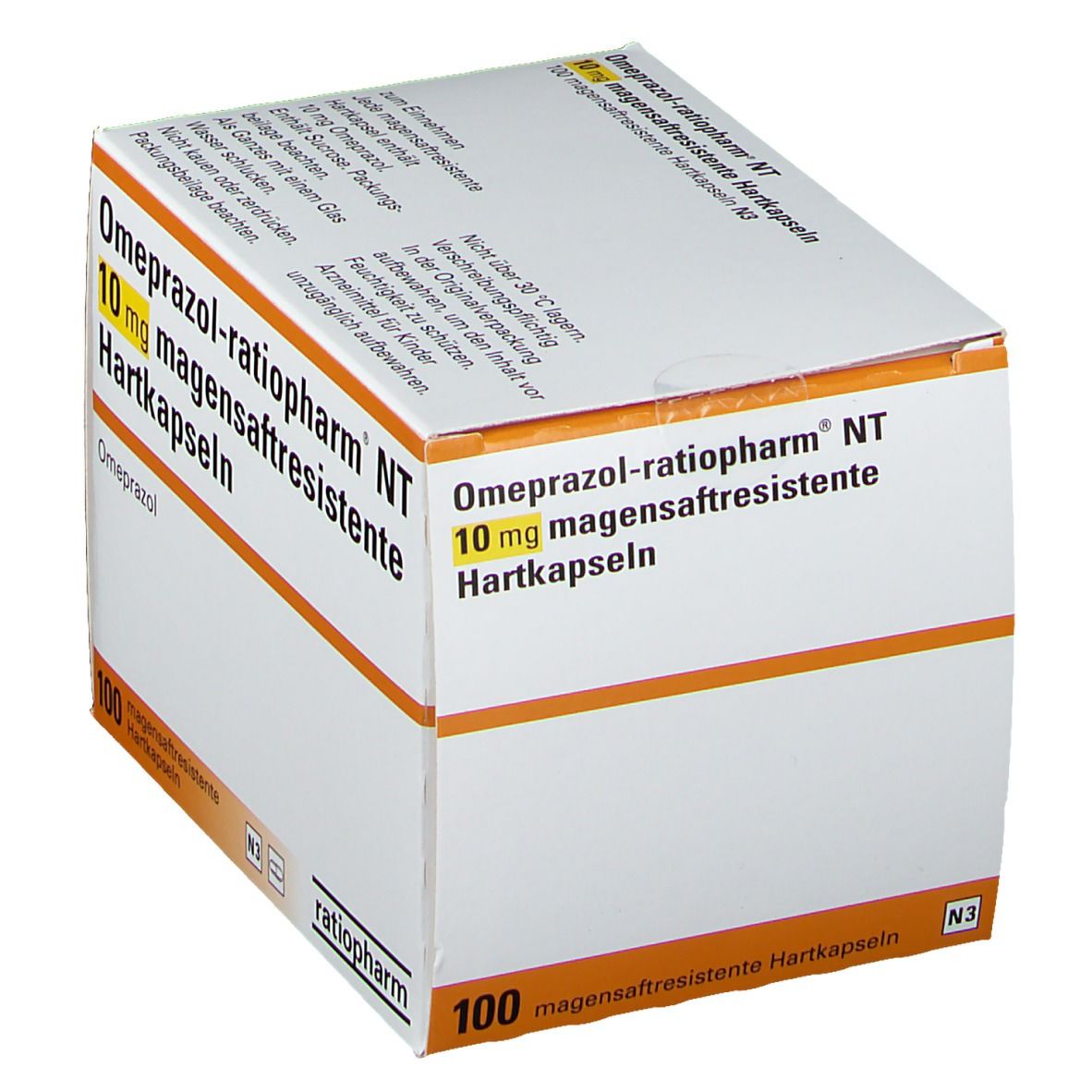 OMEPRAZOL-ratiopharm NT 10 mg magensaftr.Hartkaps. 15 St Kapseln magensaftresistent