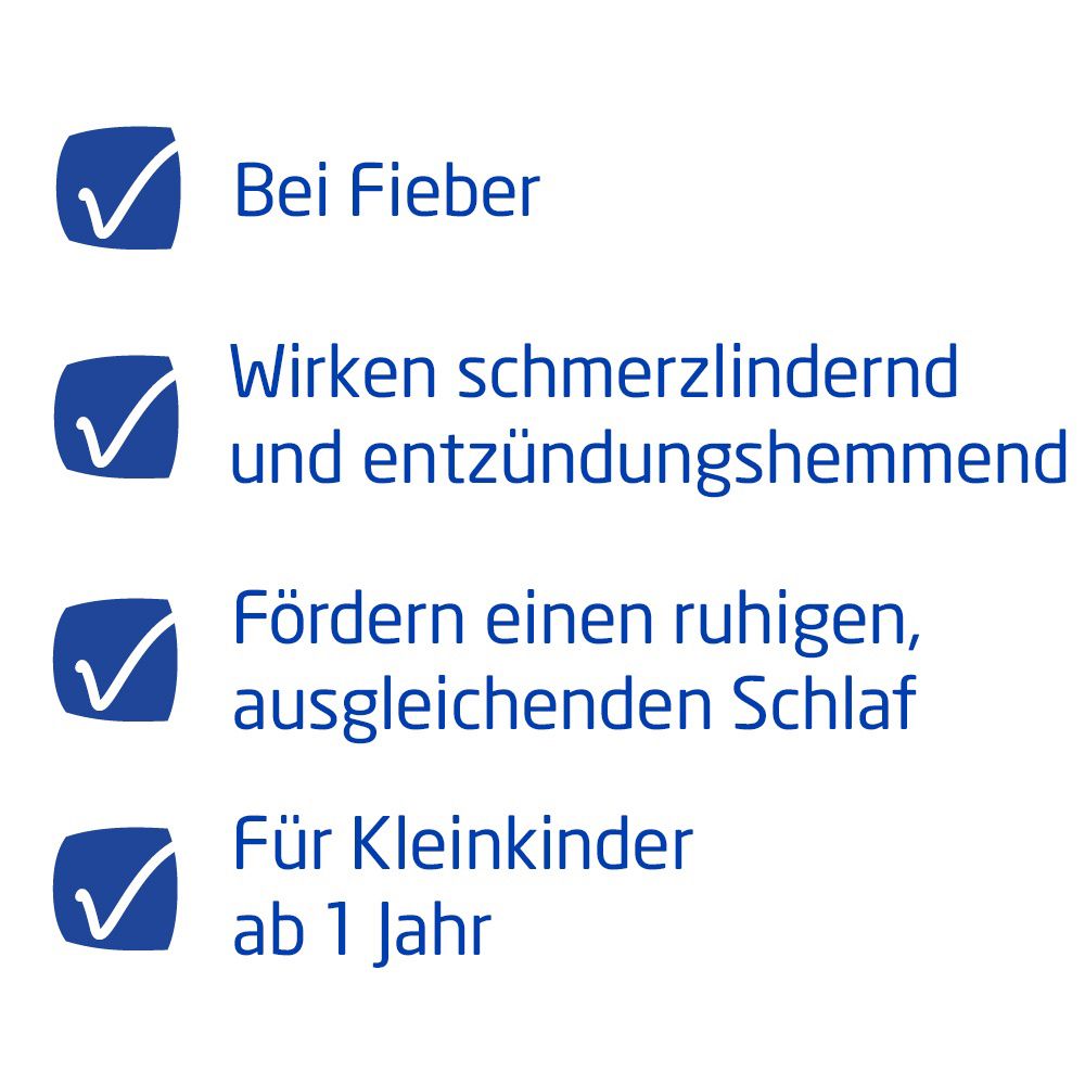 Weleda Fieber- und Zahnungszäpfchen