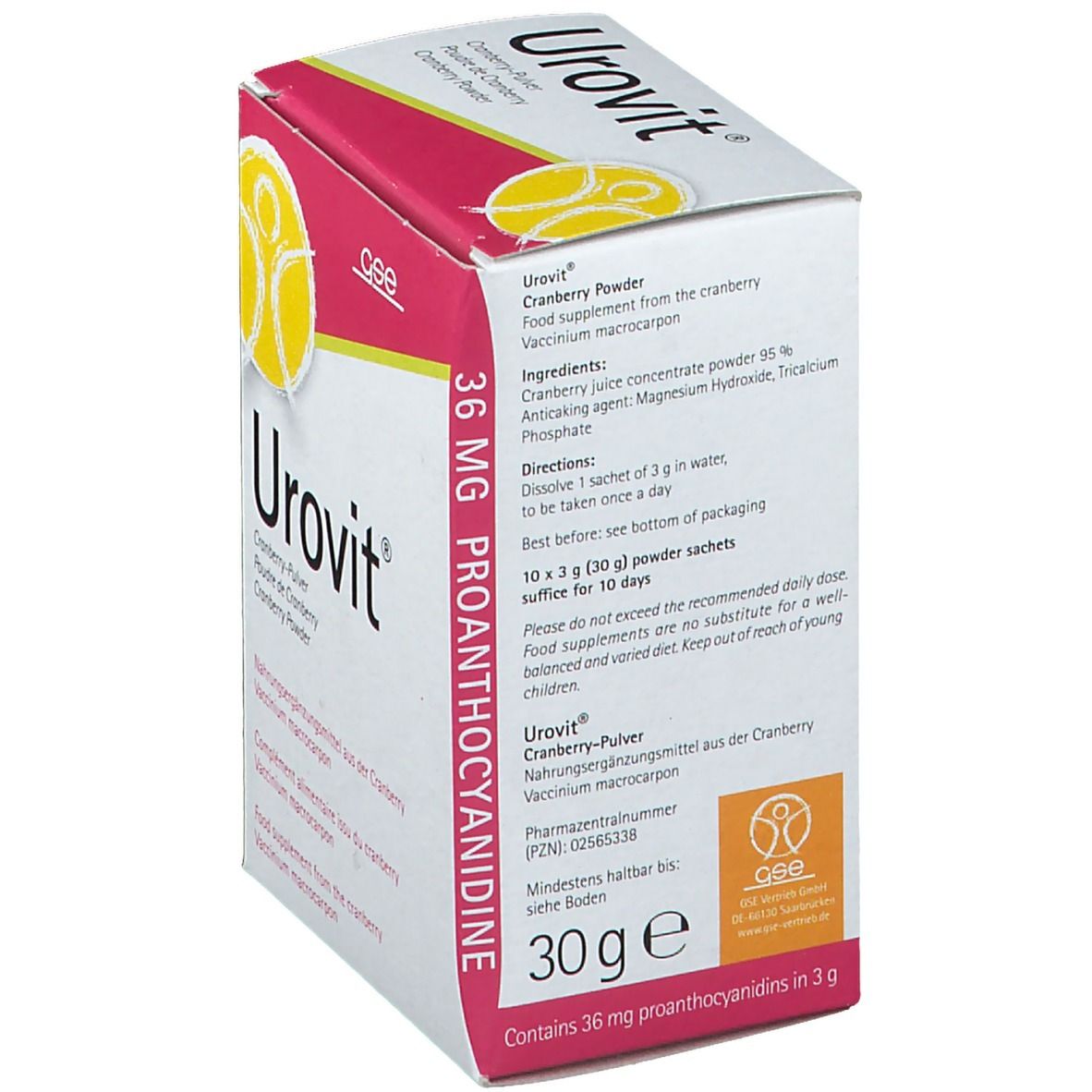 GSE Urovit Cranberry Pulver 10x3 g