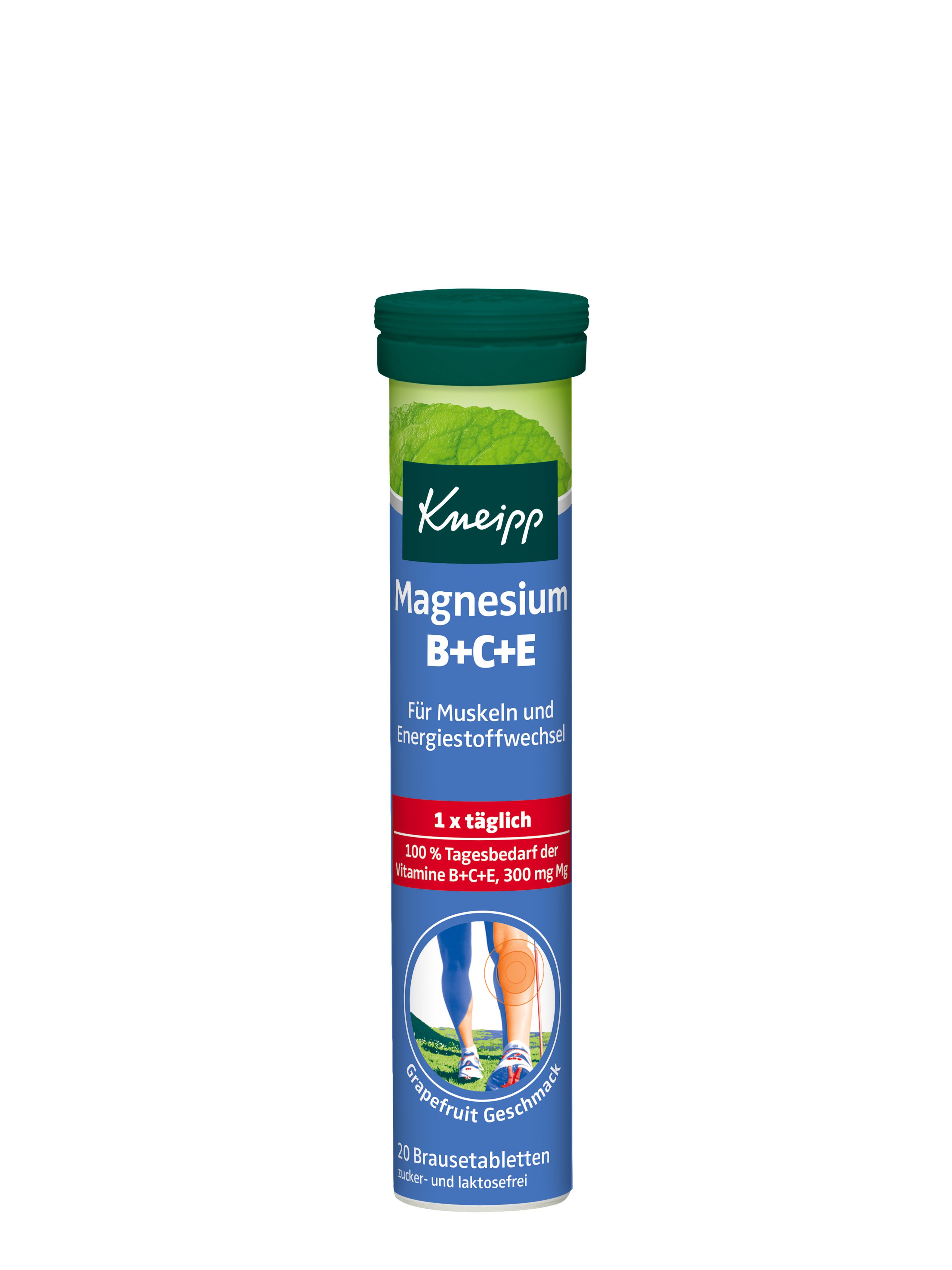 Kneipp® Magnesium + Vitamine B+C+E Brausetabletten