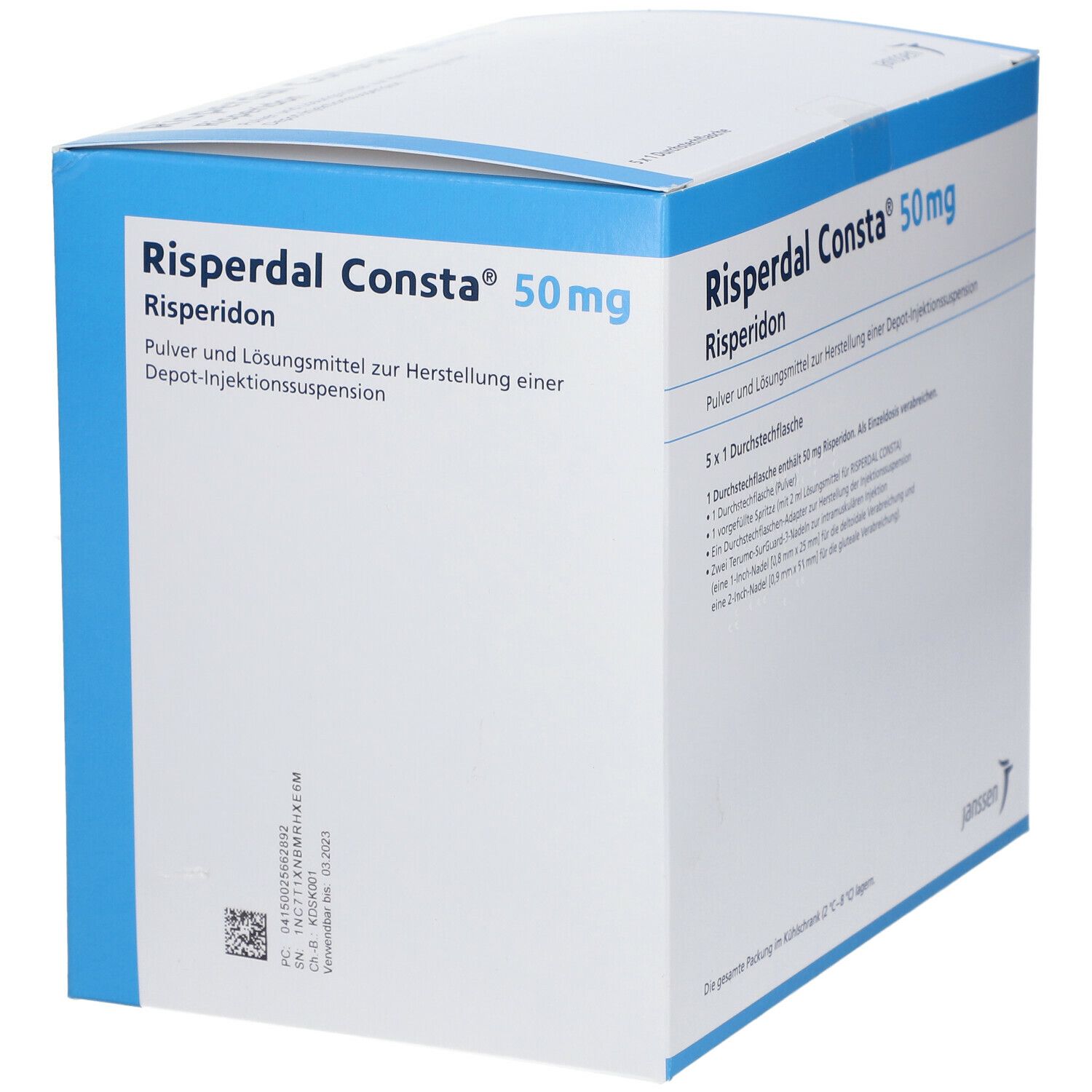 RISPERDAL CONSTA 50 mg Plv.u.LM H.Depot-Inj.-Susp. 5 St mit dem E ...