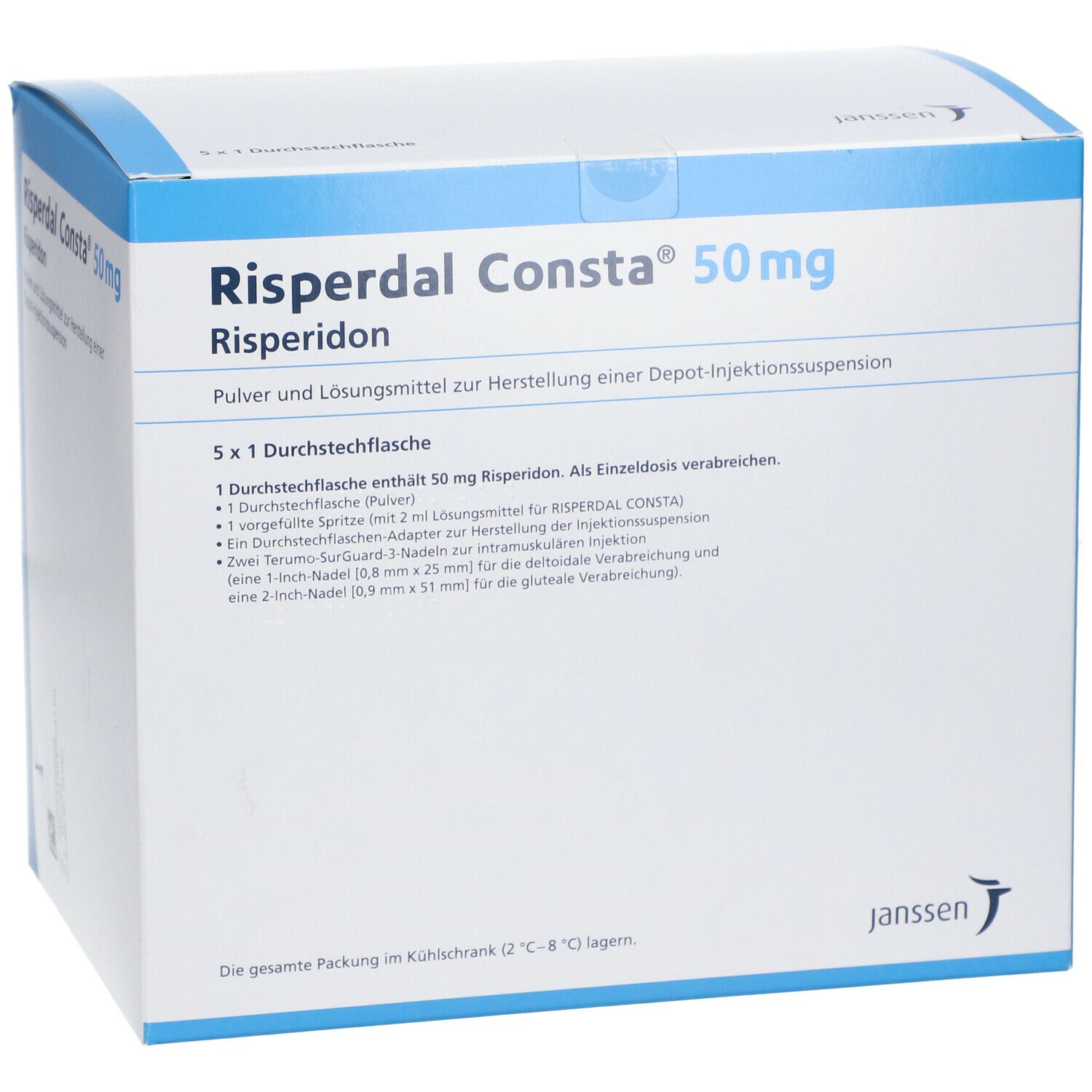 RISPERDAL CONSTA 50 mg Plv.u.LM H.Depot-Inj.-Susp. 5 St mit dem E ...