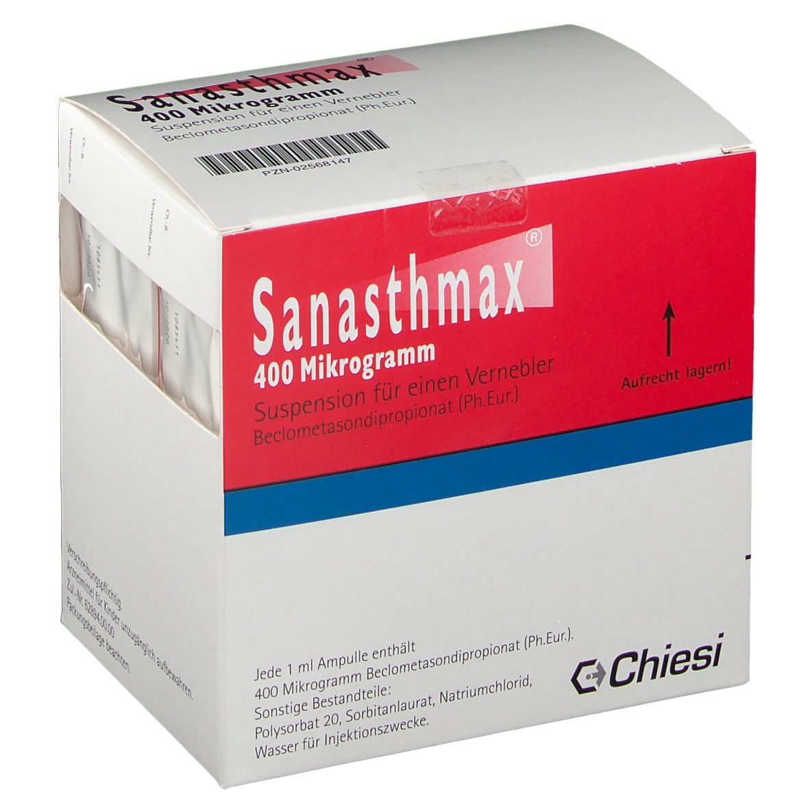 Sanasthmax 400 µg Suspension f.einen Vernebler 40x1 ml für einen