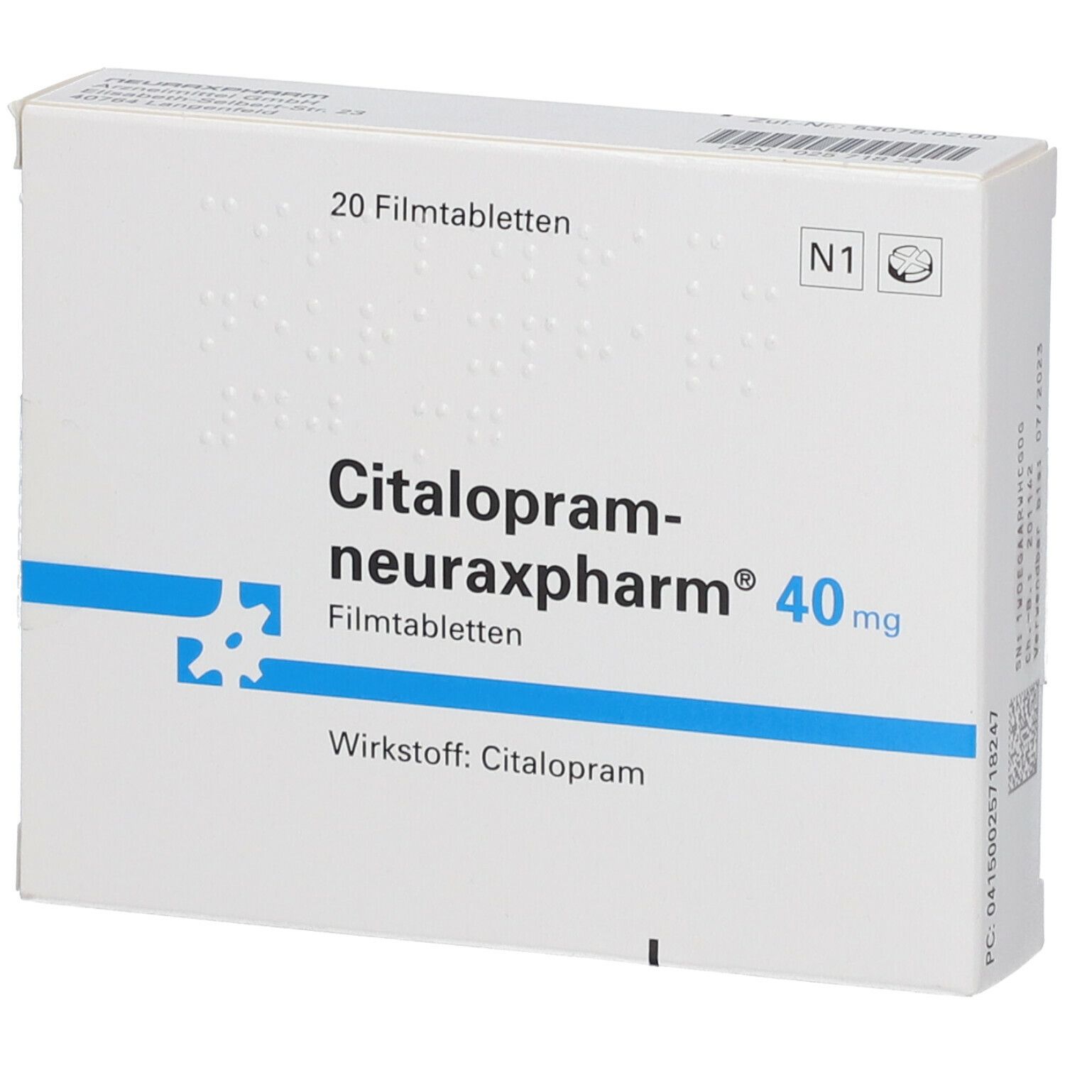 Citalopram-neuraxpharm® 40 mg