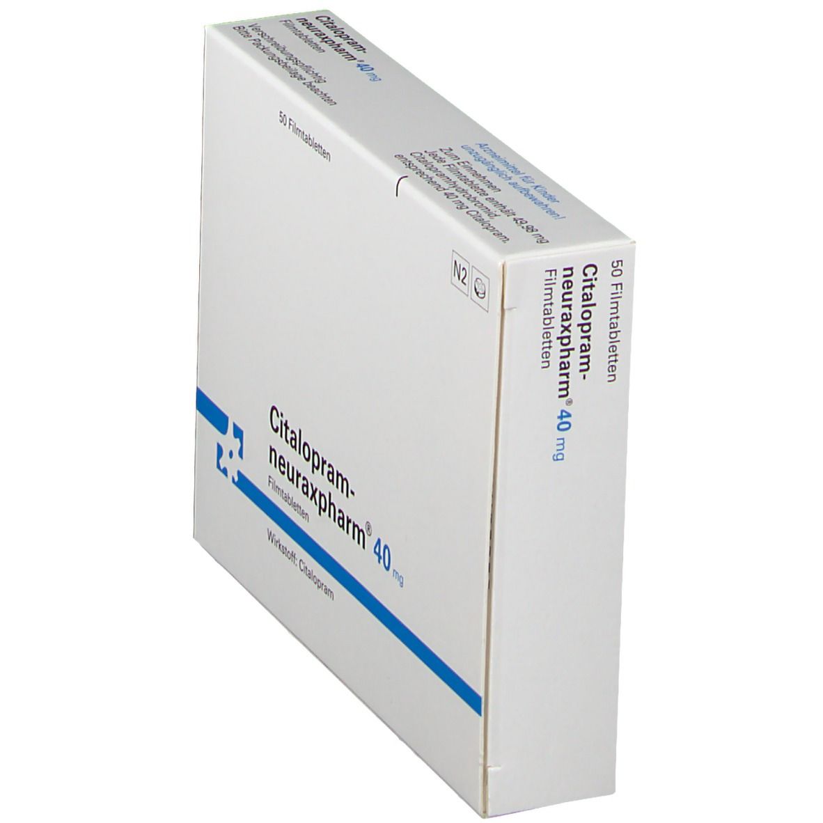 CITALOPRAM-neuraxpharm 40 mg Filmtabletten 50 St