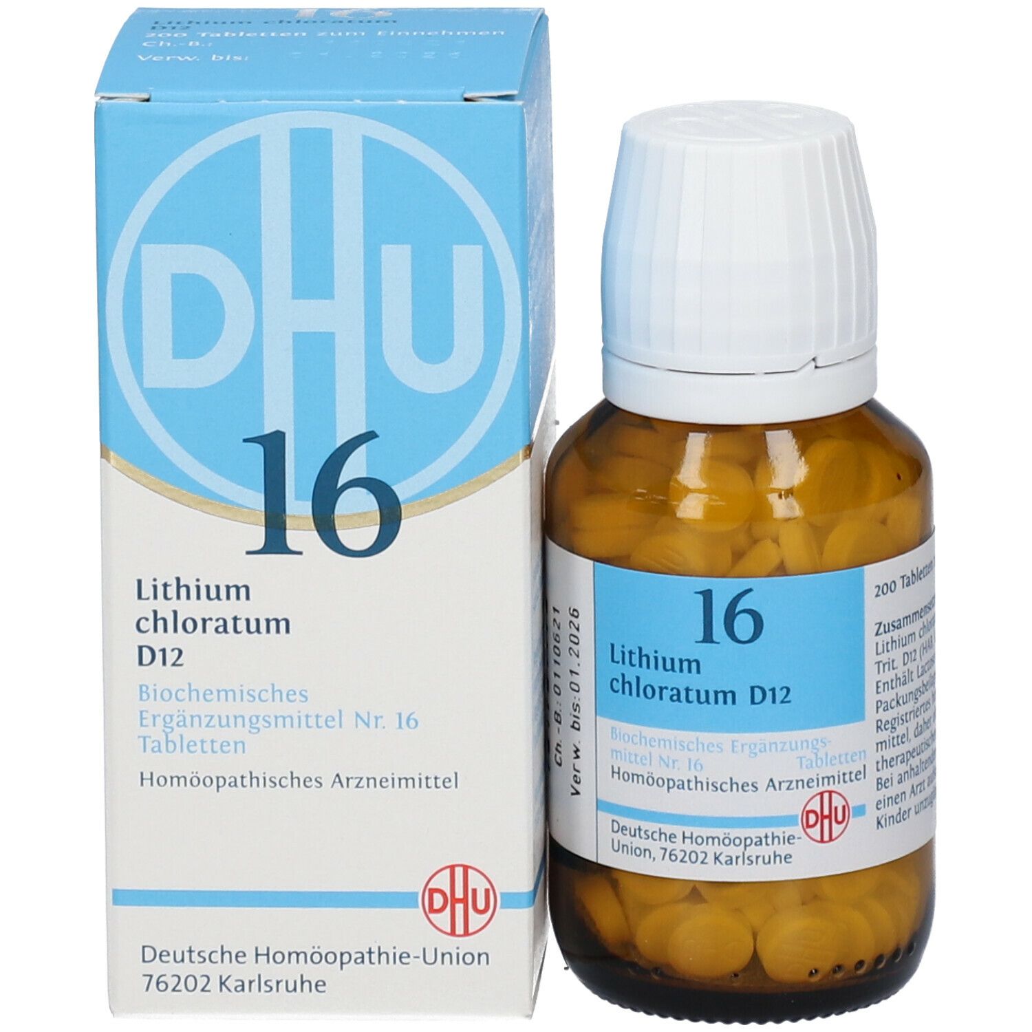 DHU Biochemie 16 Lithium chloratum D12