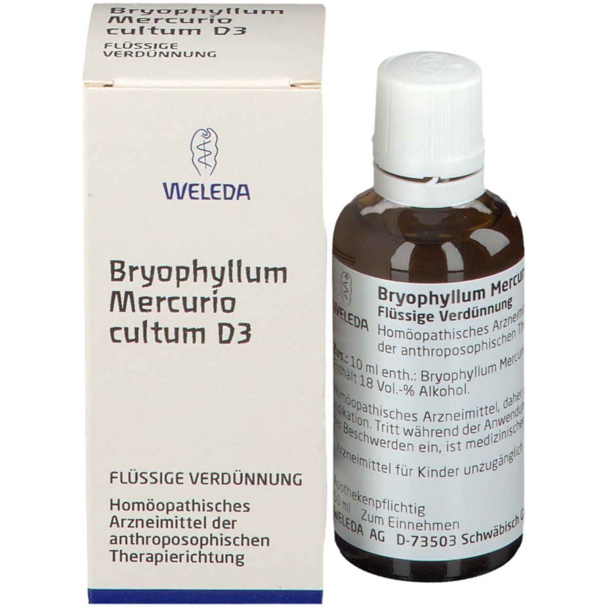Bryophyllum Mercurio Cultum D3 Dilution