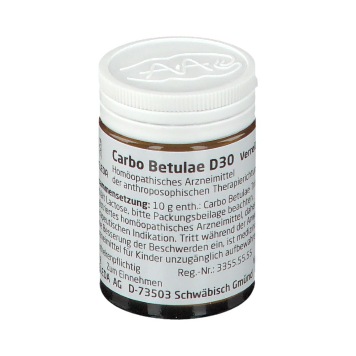 Carbo Betulae D30 Trituration