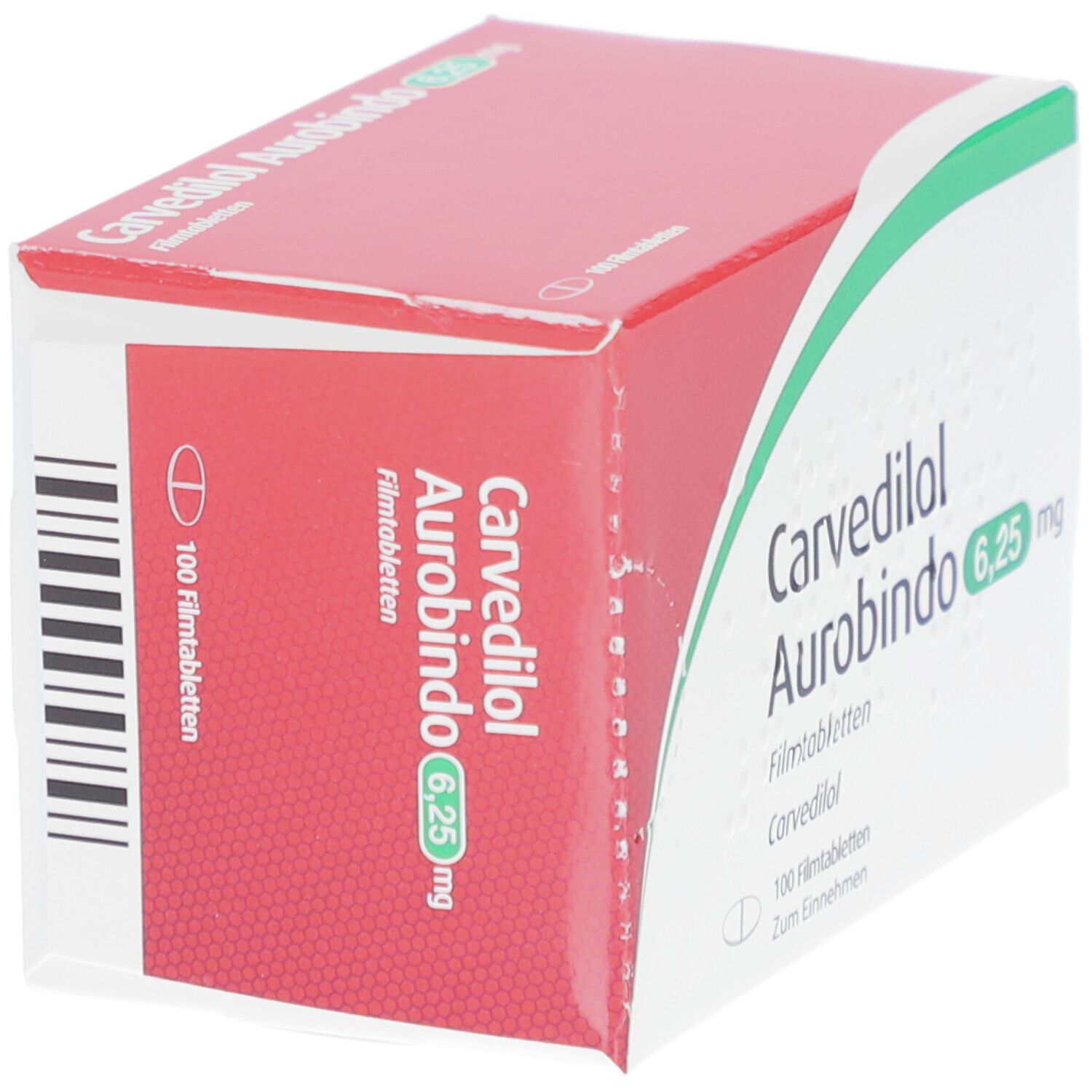 Carvedilol Aurobindo 6,25 mg Filmtabletten 100 St