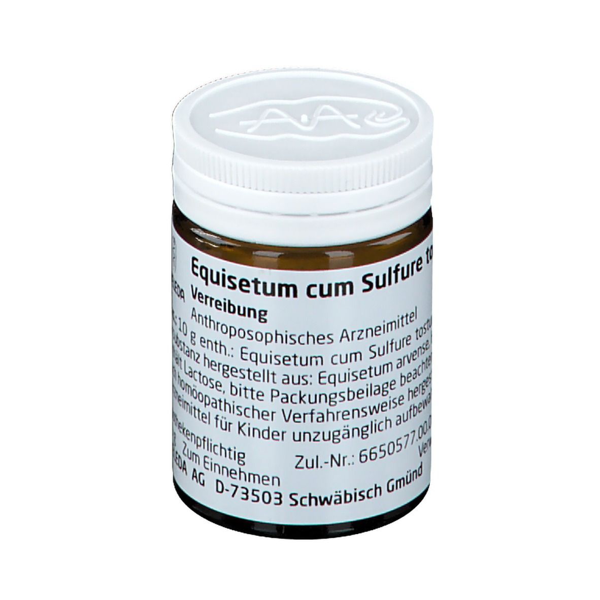 Weleda Equisetum Cum Sulfure Tostum D4