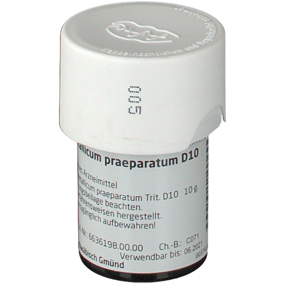 Metallicum Praeparatum D10