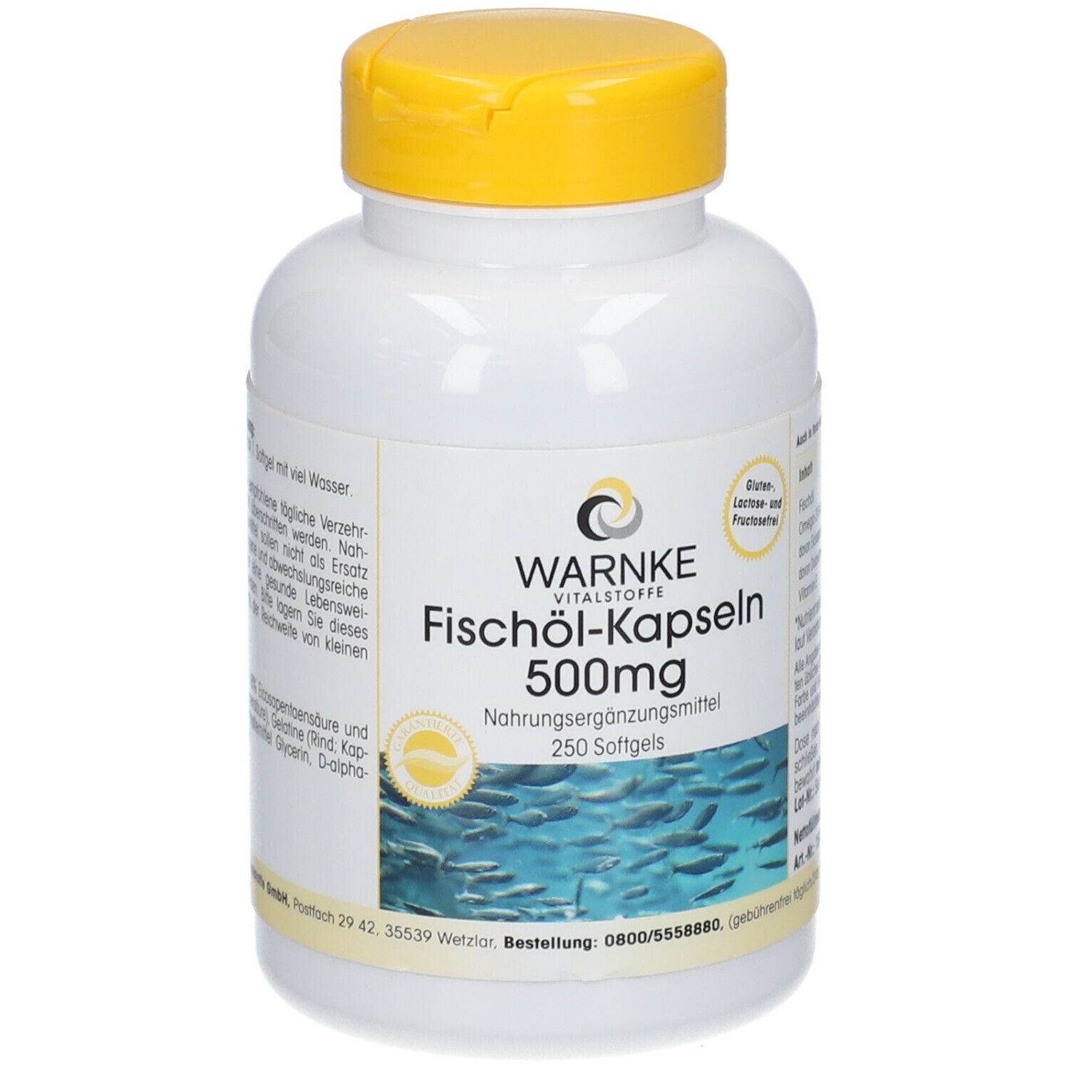 Warnke Fischöl-Kapseln 500mg