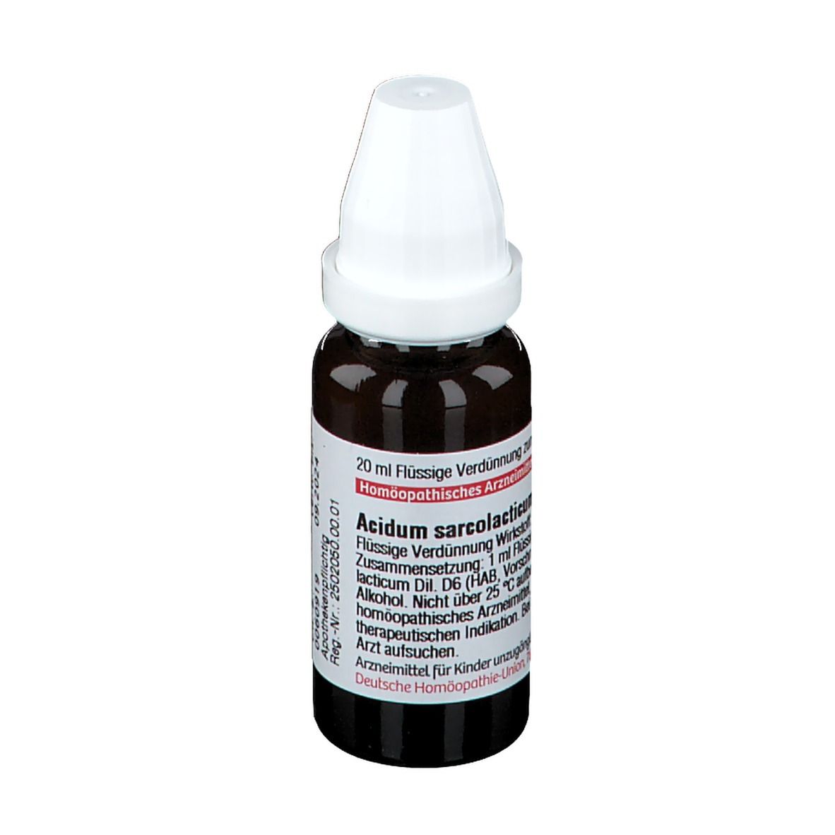 Acidum Sarcolacticum D 6 Dilution 20 ml