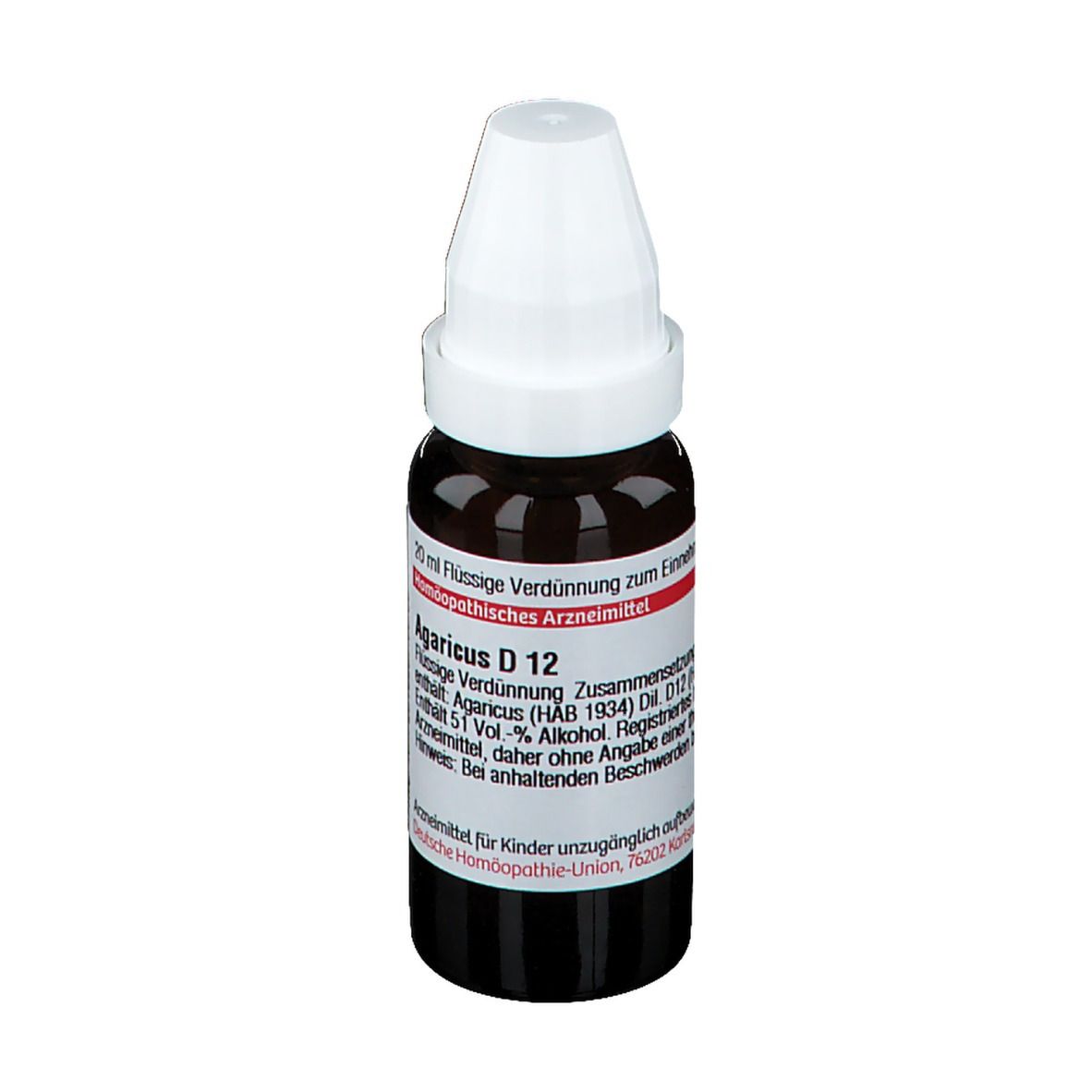 Agaricus D 12 Dilution 20 ml