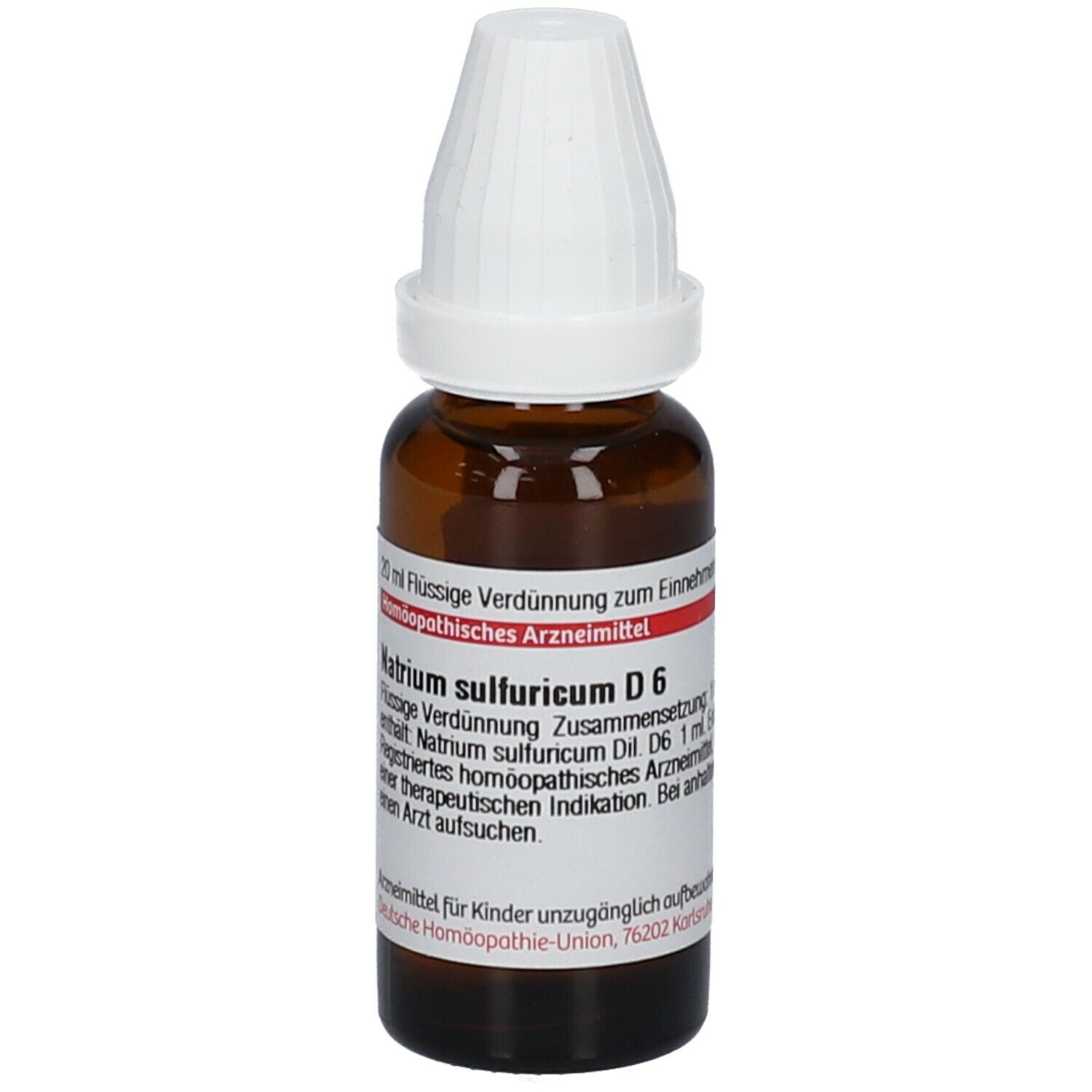 Natrium Sulfuricum D 6 Dilution 20 ml